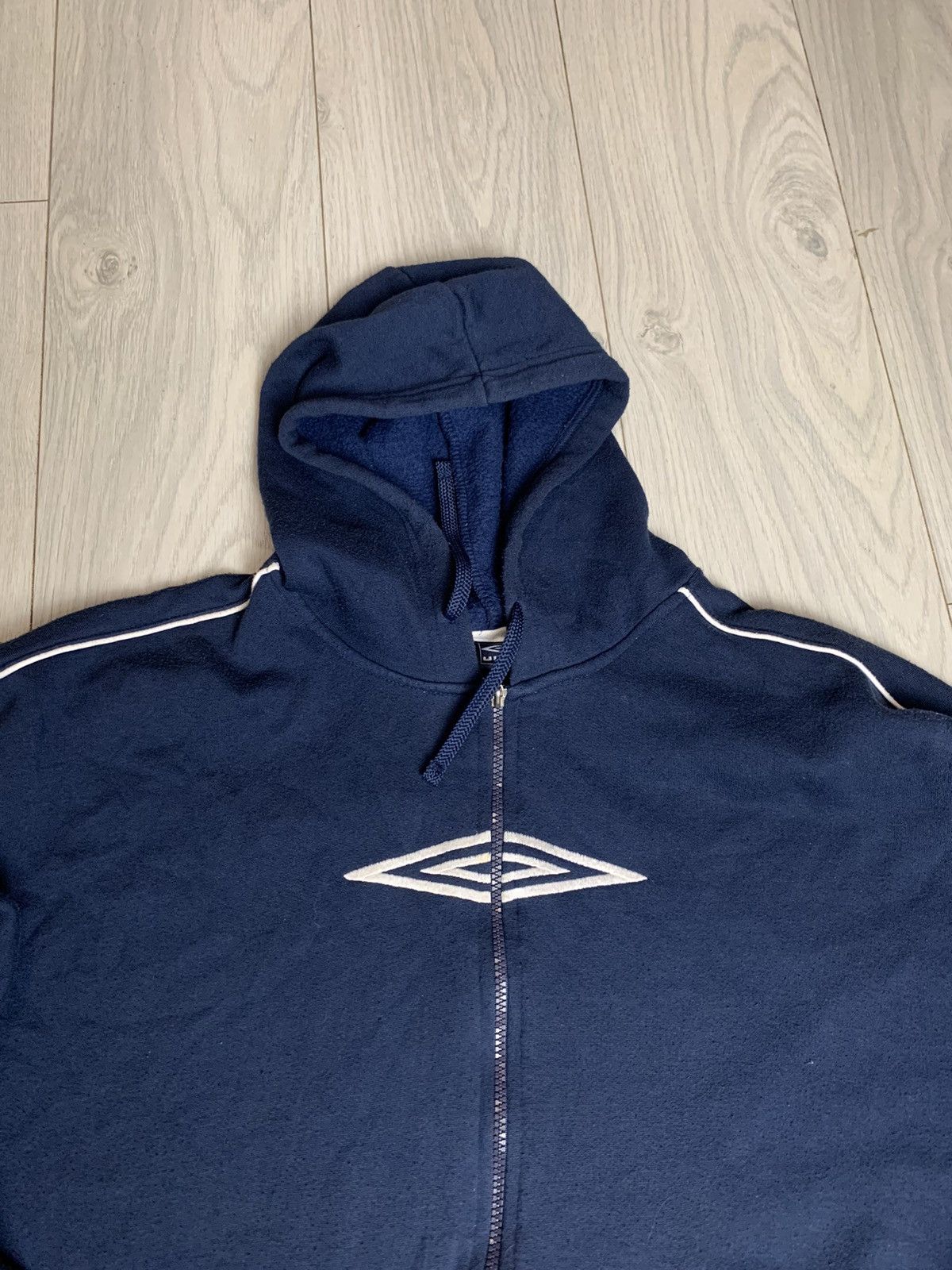 Umbro Vintage Zip Hoodie Umbro Centre Logo Size US XL / EU 56 / 4 - 3 Thumbnail