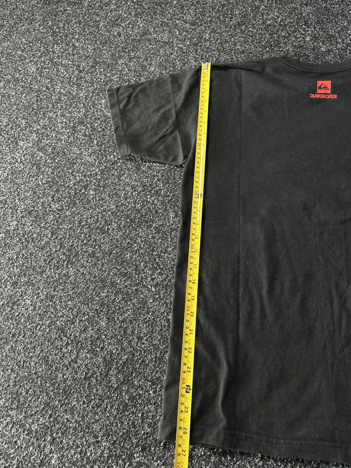 Quiksilver 🚨 VINTAGE BIG LOGO LV QUICKSILVER black faded SURF Y2K RARE Size US M / EU 48-50 / 2 - 8 Thumbnail
