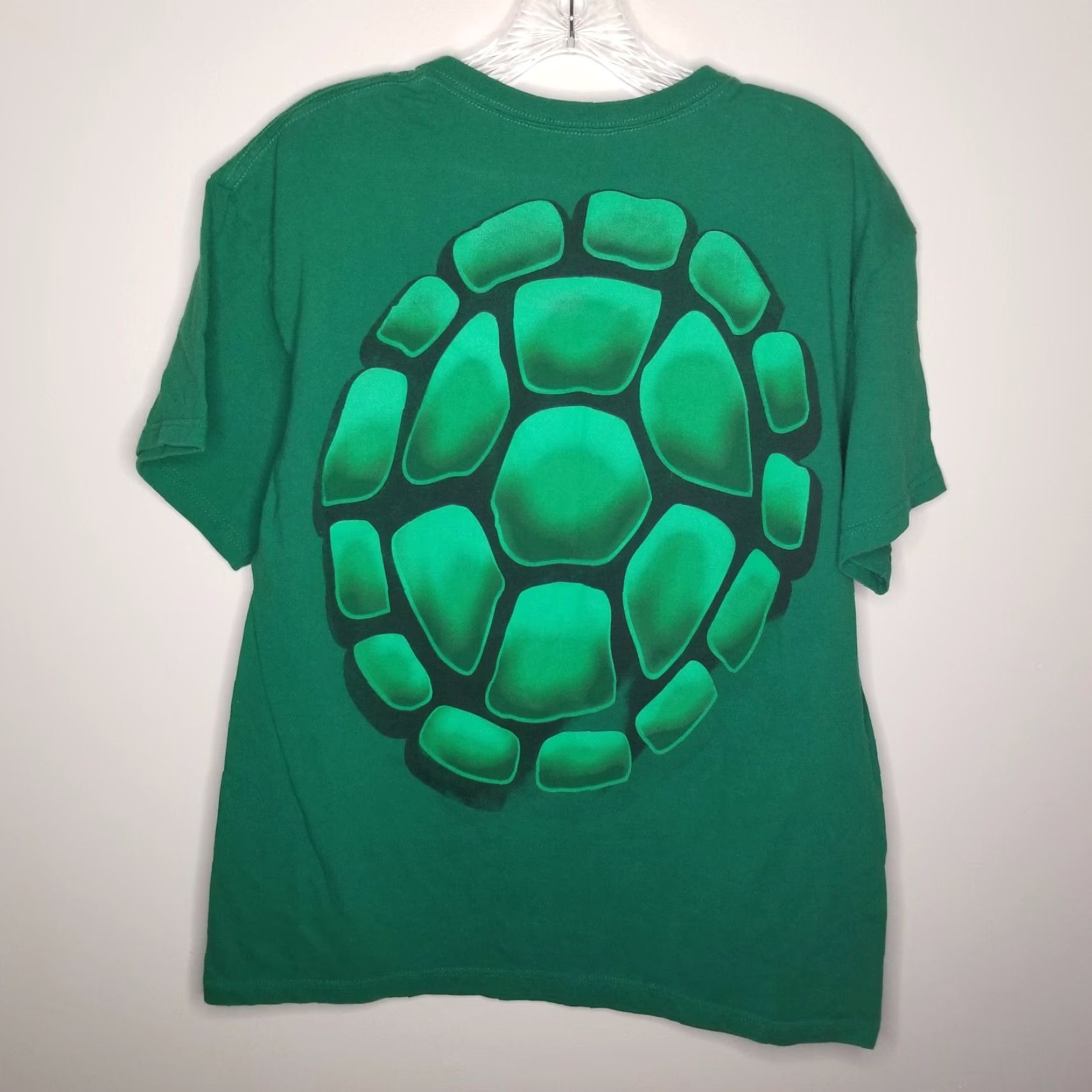 Vintage TMNT Shirt Mens Large Green Turtle Shell Graphic T-Shirt Size US L / EU 52-54 / 3 - 3 Thumbnail