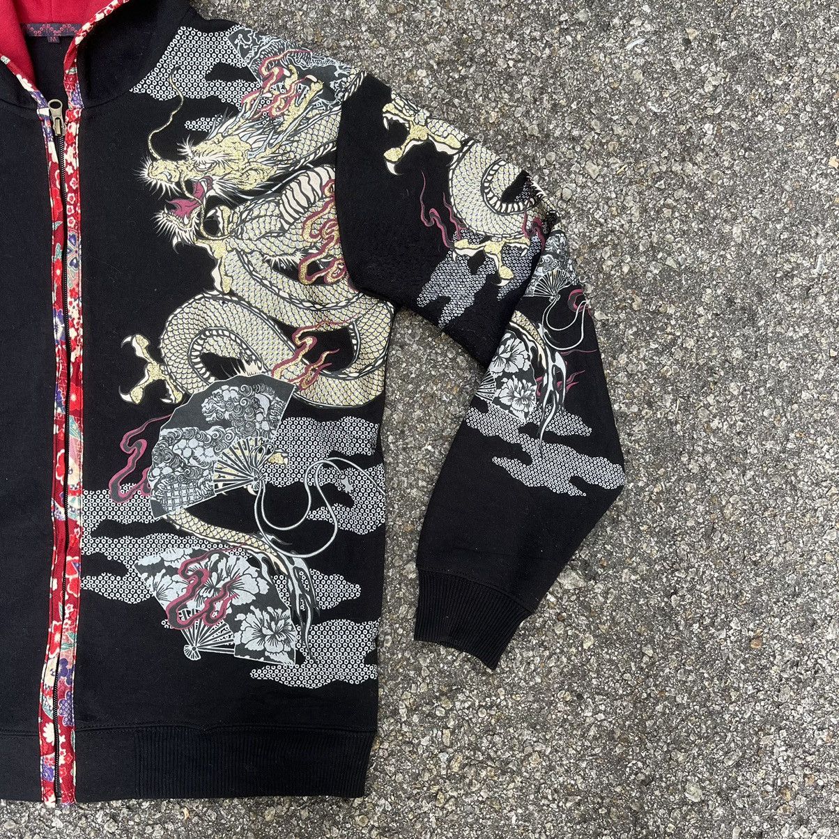 Hysteric Glamour Vintage Sukajan Dragon Over Print Black Hoodie Jacket Size US S / EU 44-46 / 1 - 4 Thumbnail