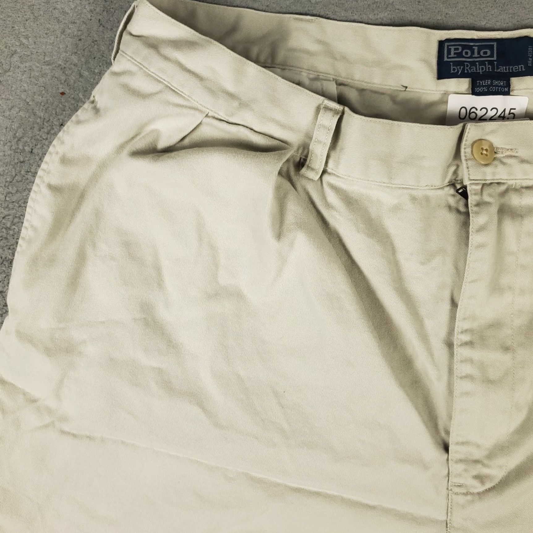 Ralph Lauren Ralph Lauren Mens Chino Shorts Size 40 Beige Casual Pleated Cotton Slash Pockets Size US 40 / EU 56 - 2 Thumbnail