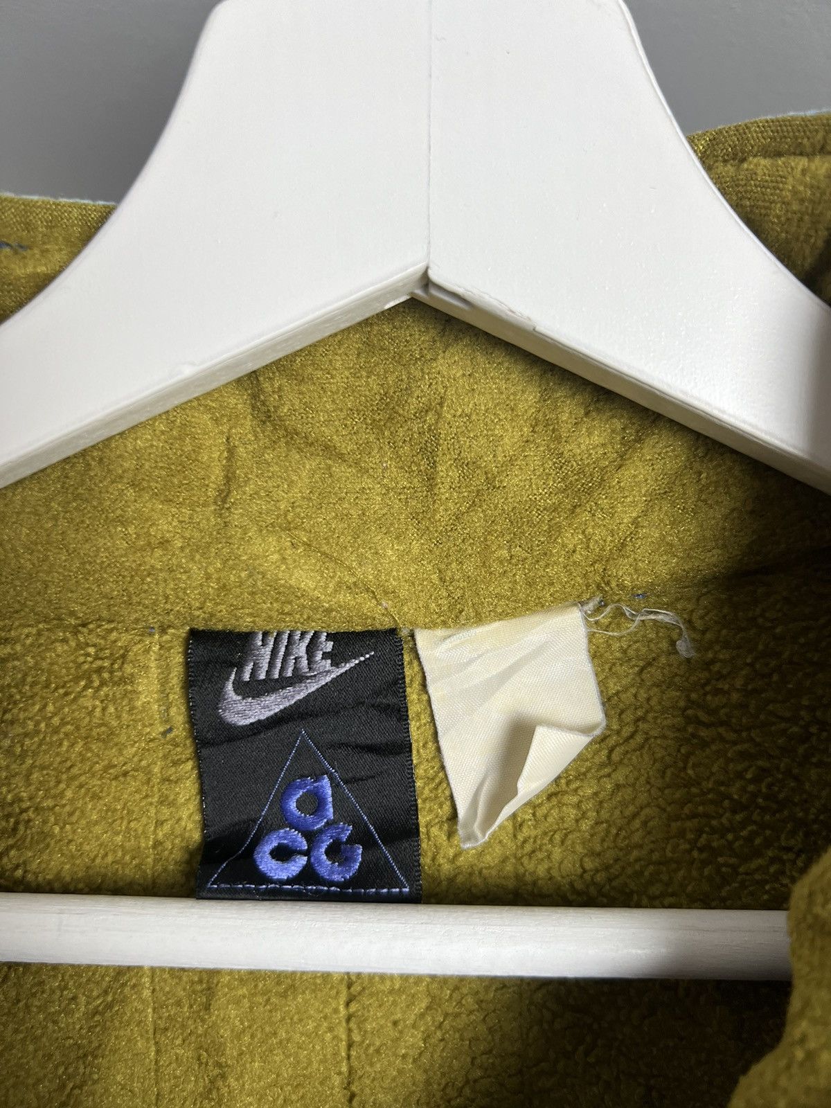 Nike ACG × Vintage RARE! Vintage 80s NIKE ACG 1/4 zip fleece sweatshirt gorpcore Size US L / EU 52-54 / 3 - 3 Thumbnail