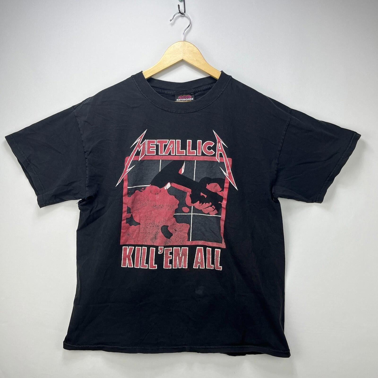 Metallica Vintage 90s Metallica Kill 'Em All T-Shirt Large Band Size US L / EU 52-54 / 3 - 1 Thumbnail