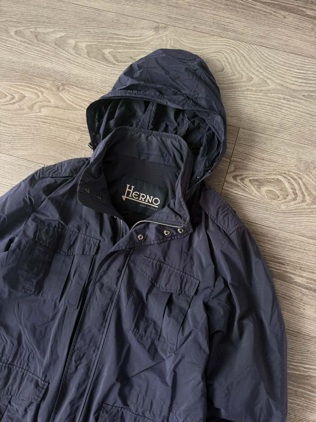 Herno Herno Premium Made in Italy Nylon Mens Jacket Size US XL / EU 56 / 4 - 10 Thumbnail