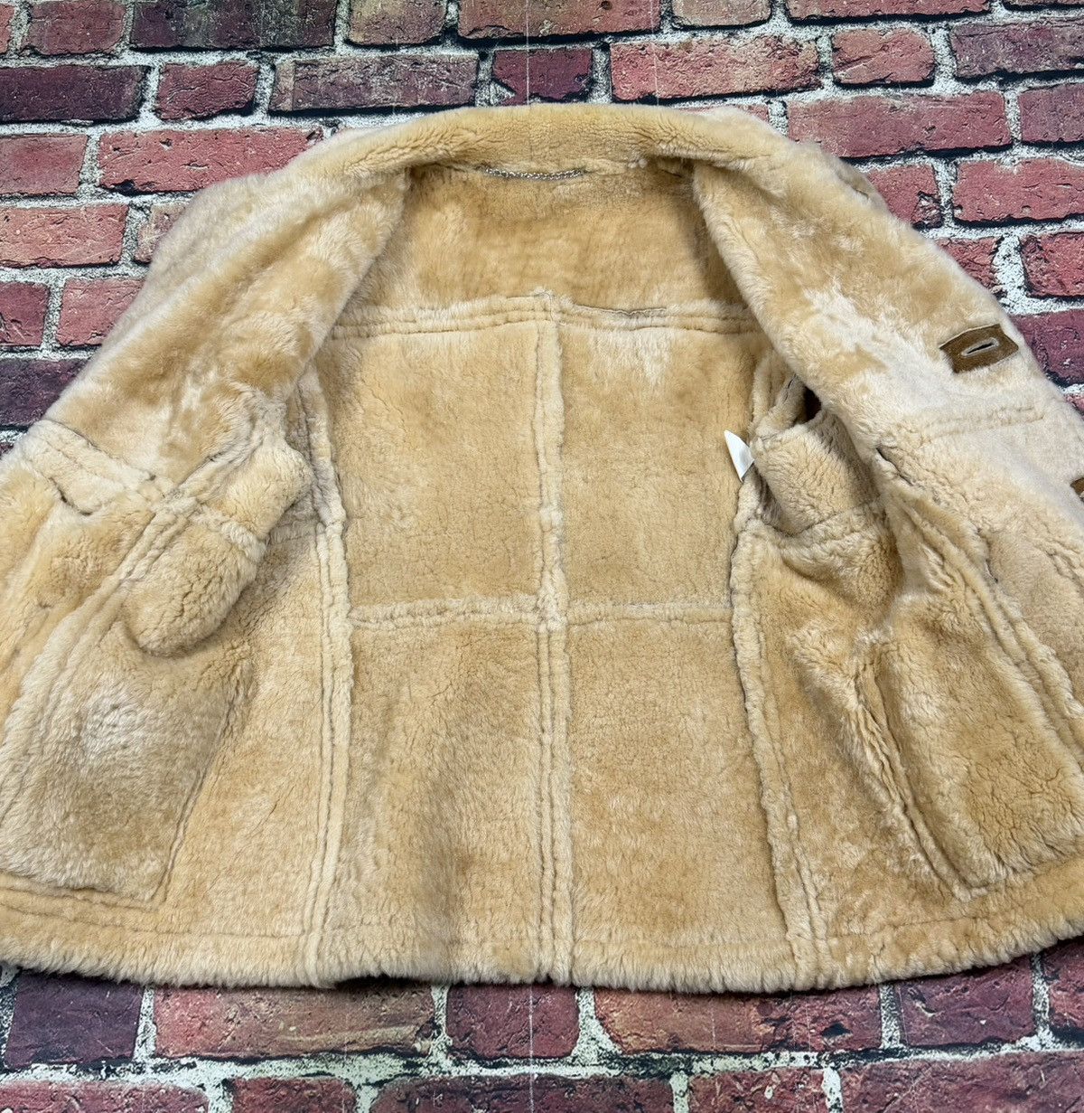 Sears Shearling Sheepskin Rancher Coat Lamb Skin Leather Marlboro Size US L / EU 52-54 / 3 - 3 Thumbnail