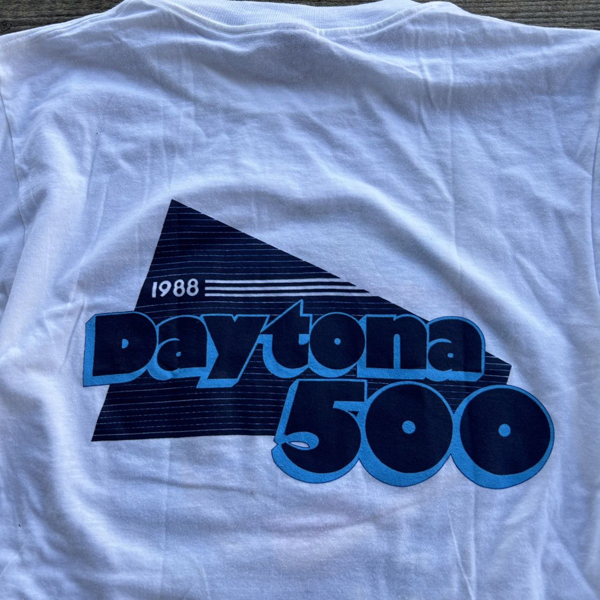 NASCAR × Vintage Crazy Vintage 1988 Daytona 500 NASCR Double Sided T Shirt Size US M / EU 48-50 / 2 - 4 Thumbnail