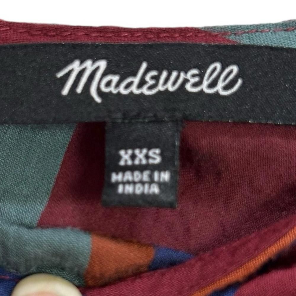 Madewell Madewell l Button-Back Tie Tee in Rosalinda Stripe XXS Size XXS / US 00 / IT 34 - 10 Thumbnail