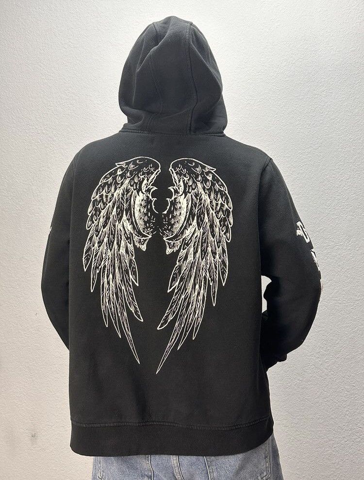 Affliction Vintage Insane Affliction Cyber Goth Opium Style Hoodie Y2K Size US M / EU 48-50 / 2 - 2 Thumbnail
