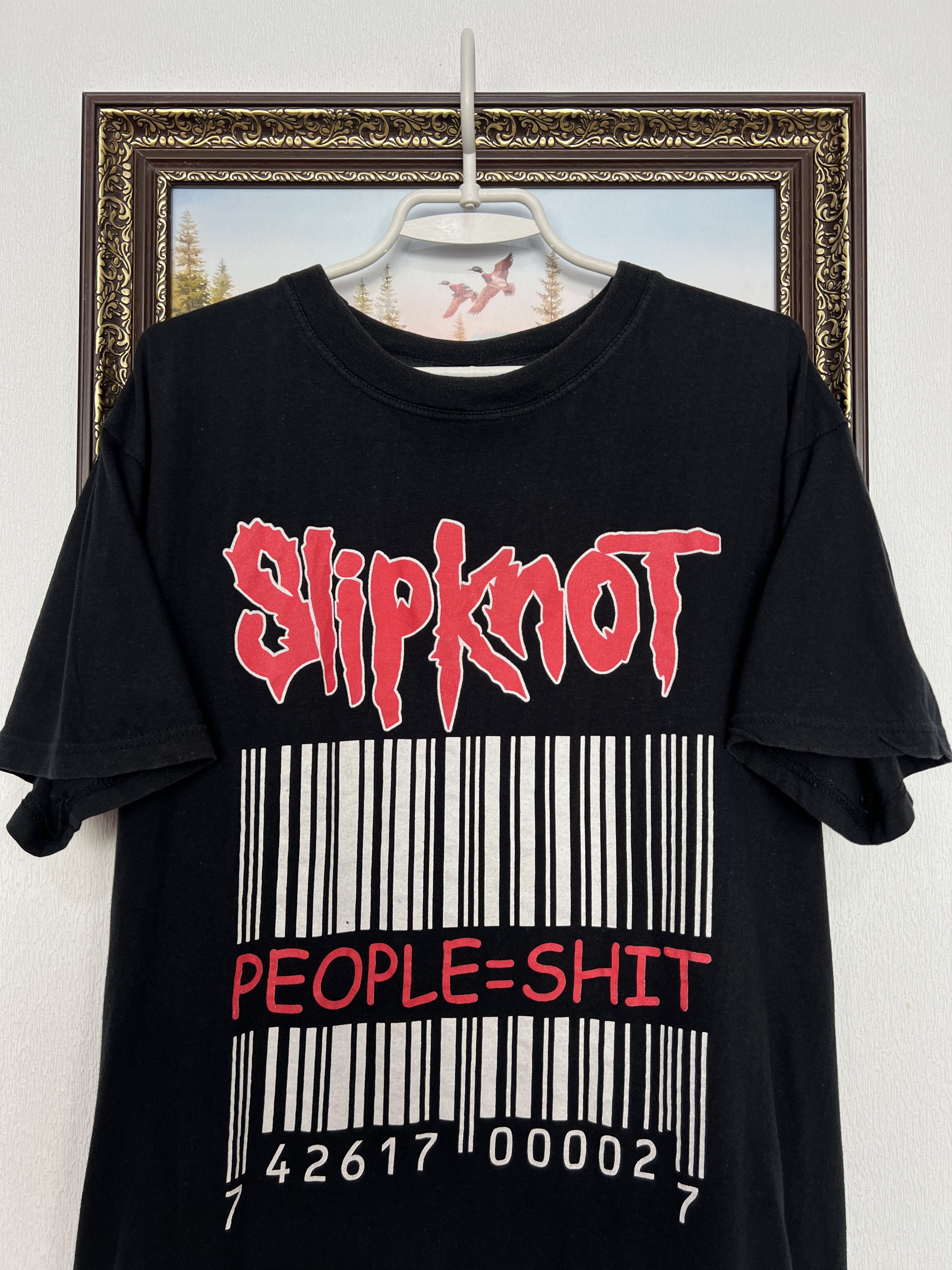 Vintage Vintage Slipknot Band Tee Over Print Shirt People Sht Mens Size US M / EU 48-50 / 2 - 2 Thumbnail