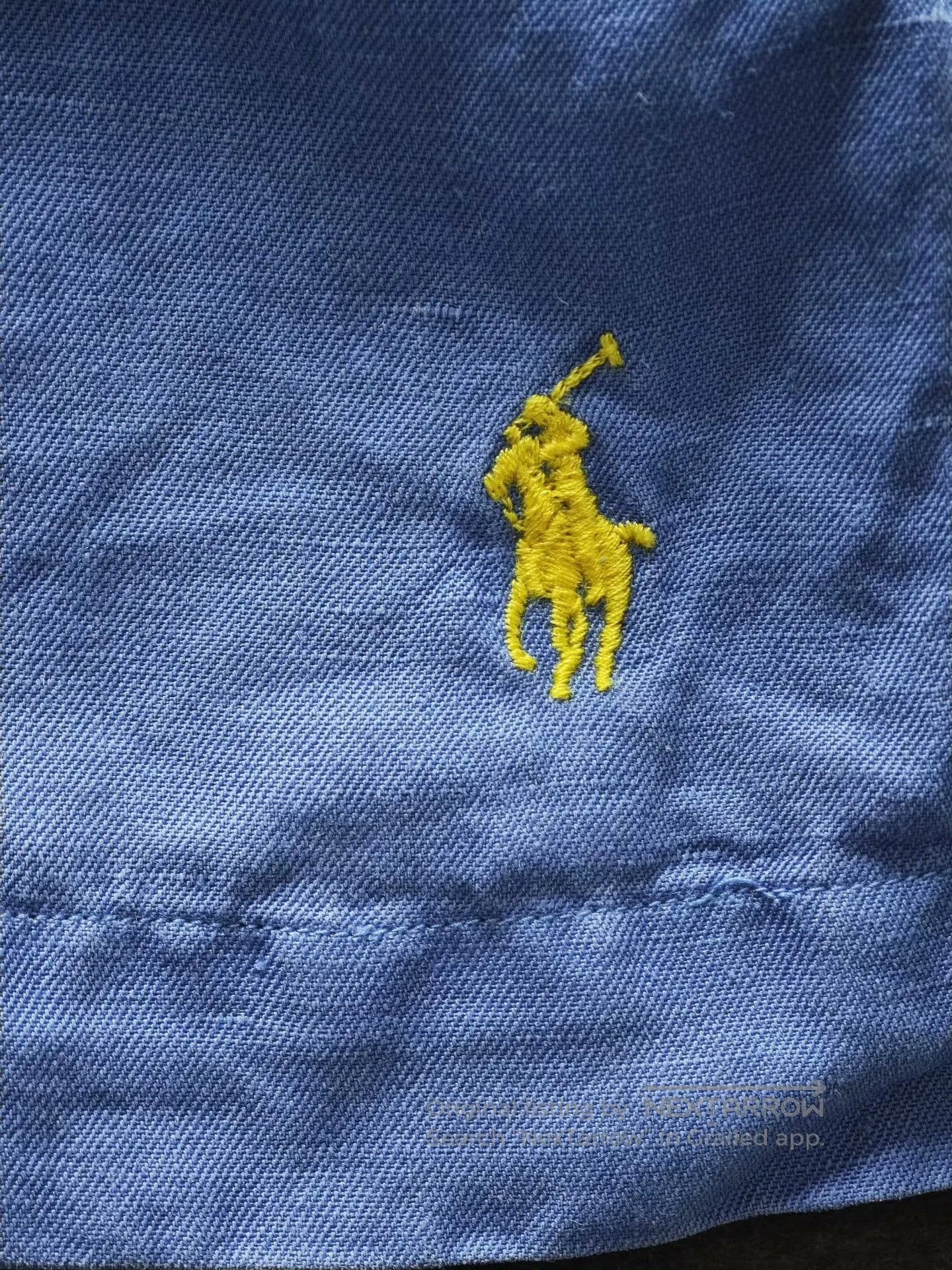 Polo Ralph Lauren Polo Ralph Lauren Blue Cuban Collar Shirt. Size US M / EU 48-50 / 2 - 4 Thumbnail