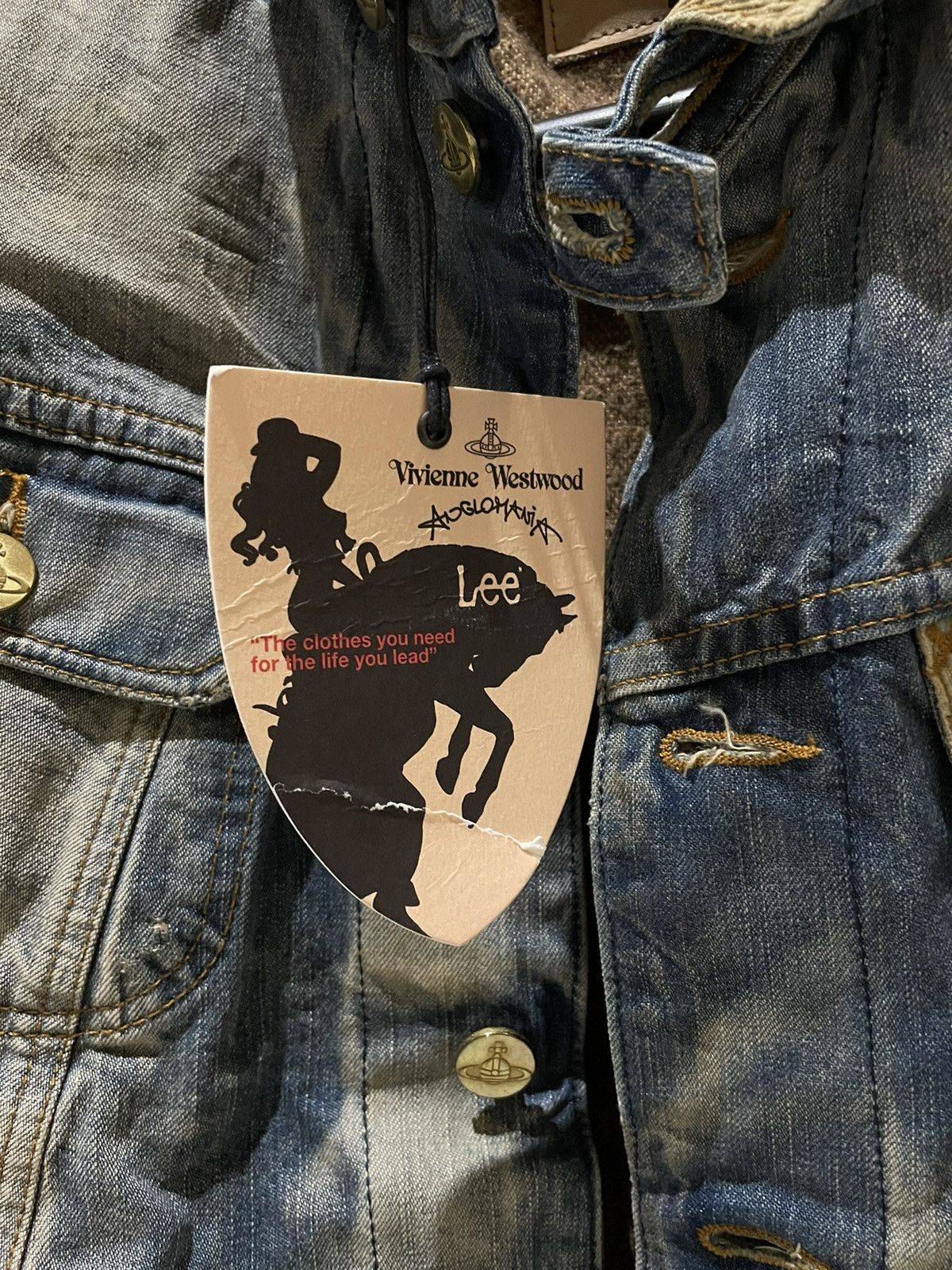 Lee × Vivienne Westwood Vivienne Westwood x Lee Icon Denim Trucker Jacket Size US M / EU 48-50 / 2 - 3 Thumbnail