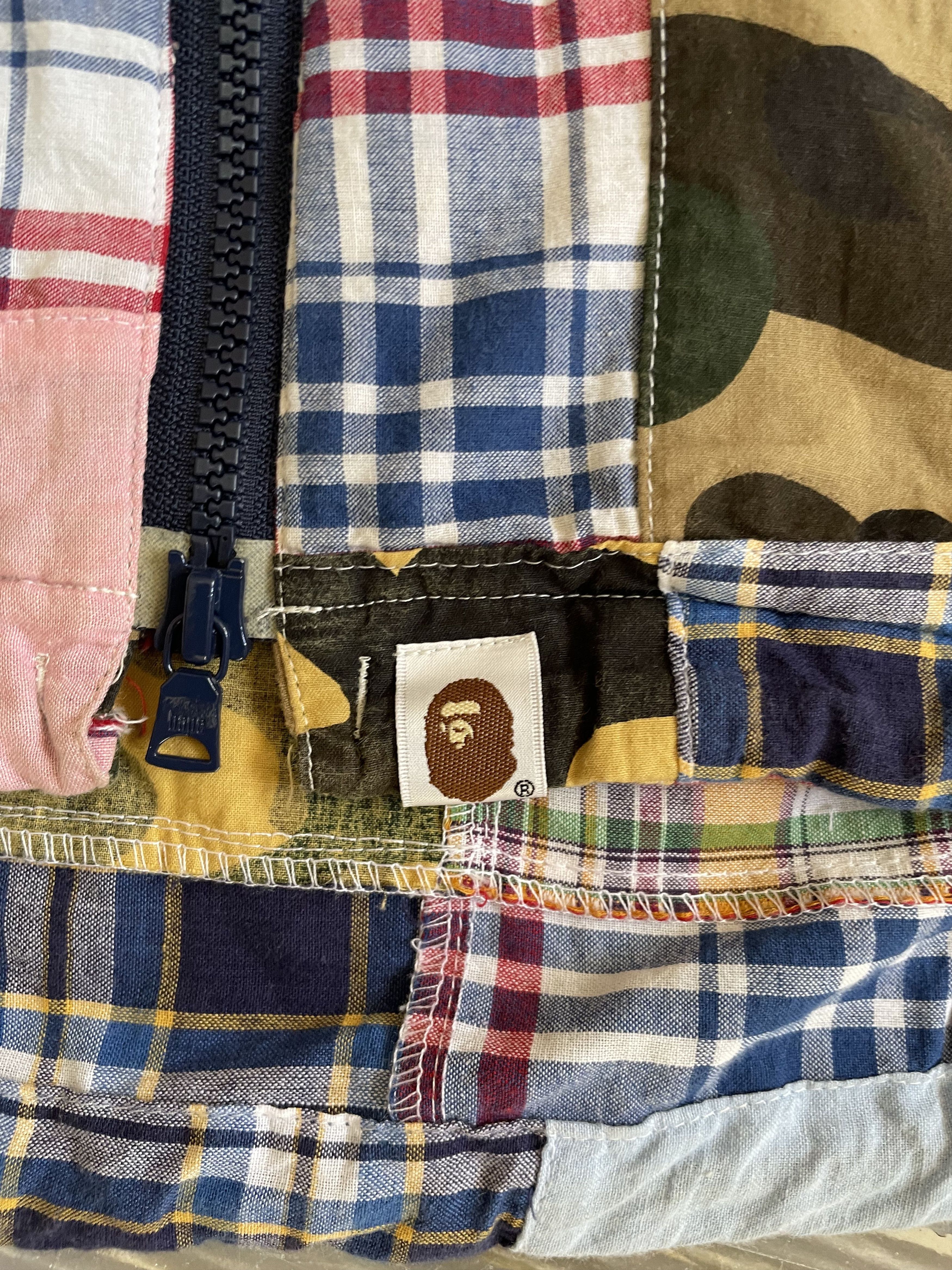Bape Bape Patchwork 1st Camo Zip-Up Hoodie Size US L / EU 52-54 / 3 - 7 Thumbnail