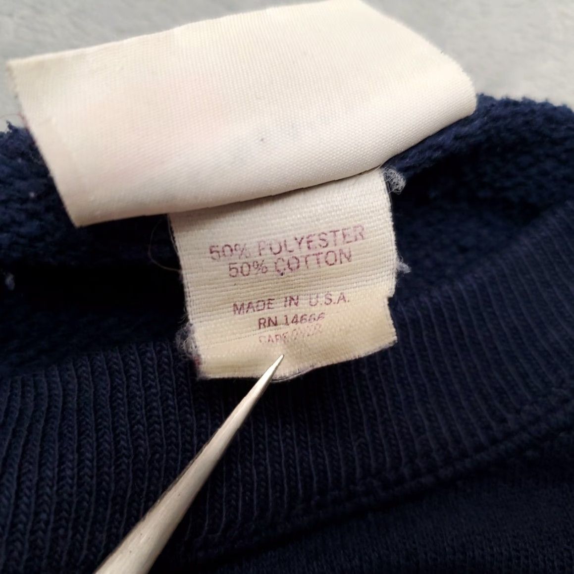 Vintage VINTAGE Notre Dame Sweatshirt Mens M Blue Pullover Crewneck Made in USA Size US M / EU 48-50 / 2 - 7 Thumbnail