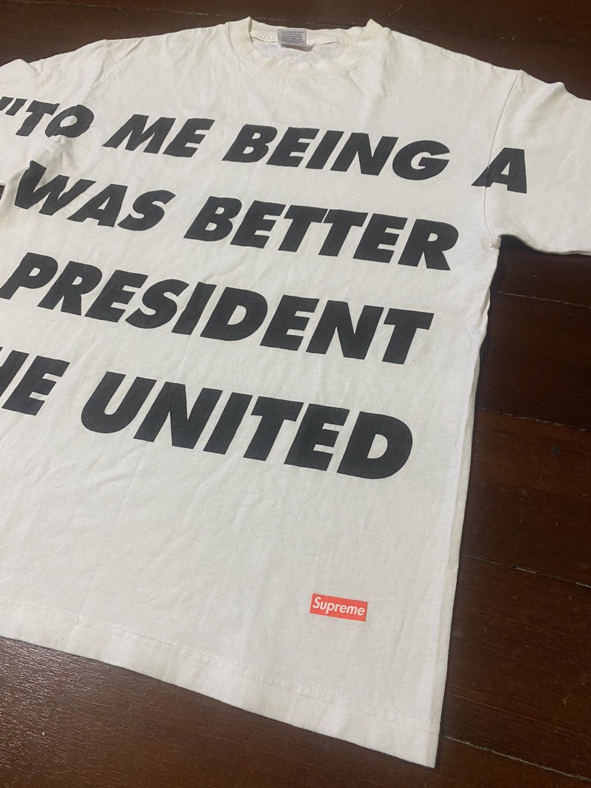 Supreme Vtg y2k Supreme Goodfellas Quote To Me Being A Gangster ss07 Size US M / EU 48-50 / 2 - 6 Thumbnail