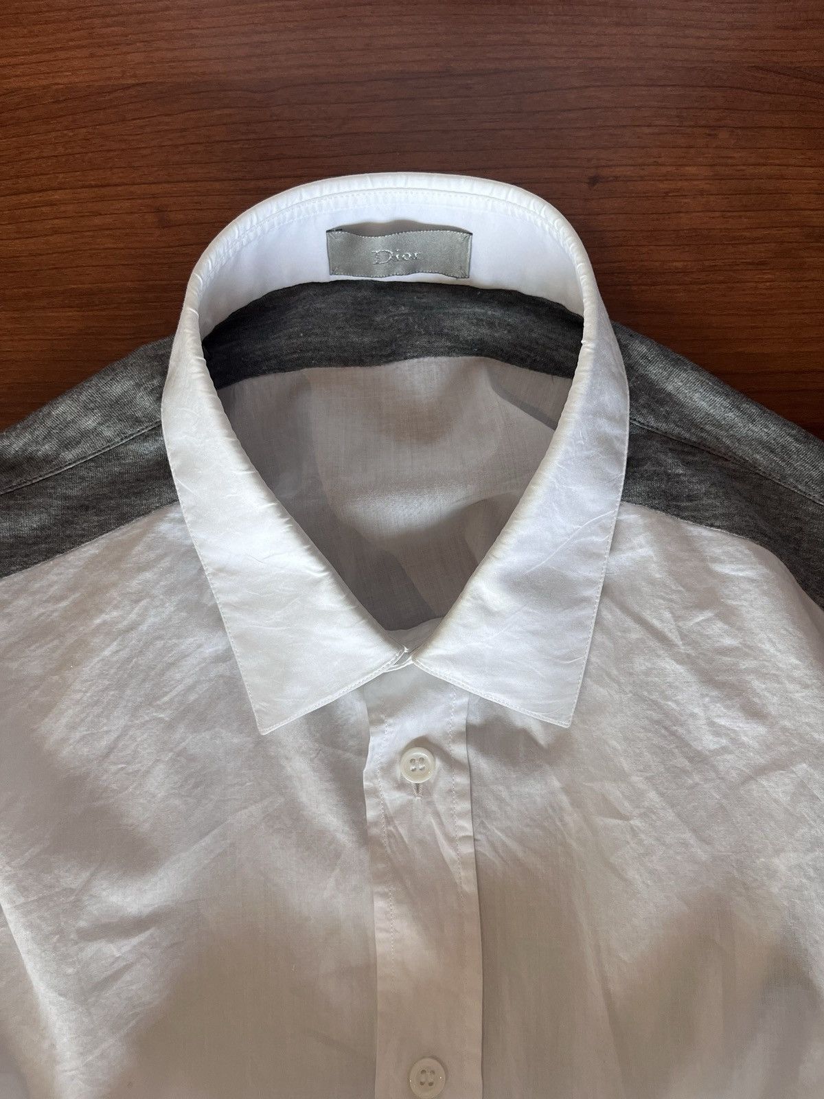 Dior Dior Sz 40 Dior Homme 07SS Back Stripe Shirt-2506 Size US L / EU 52-54 / 3 - 6 Thumbnail