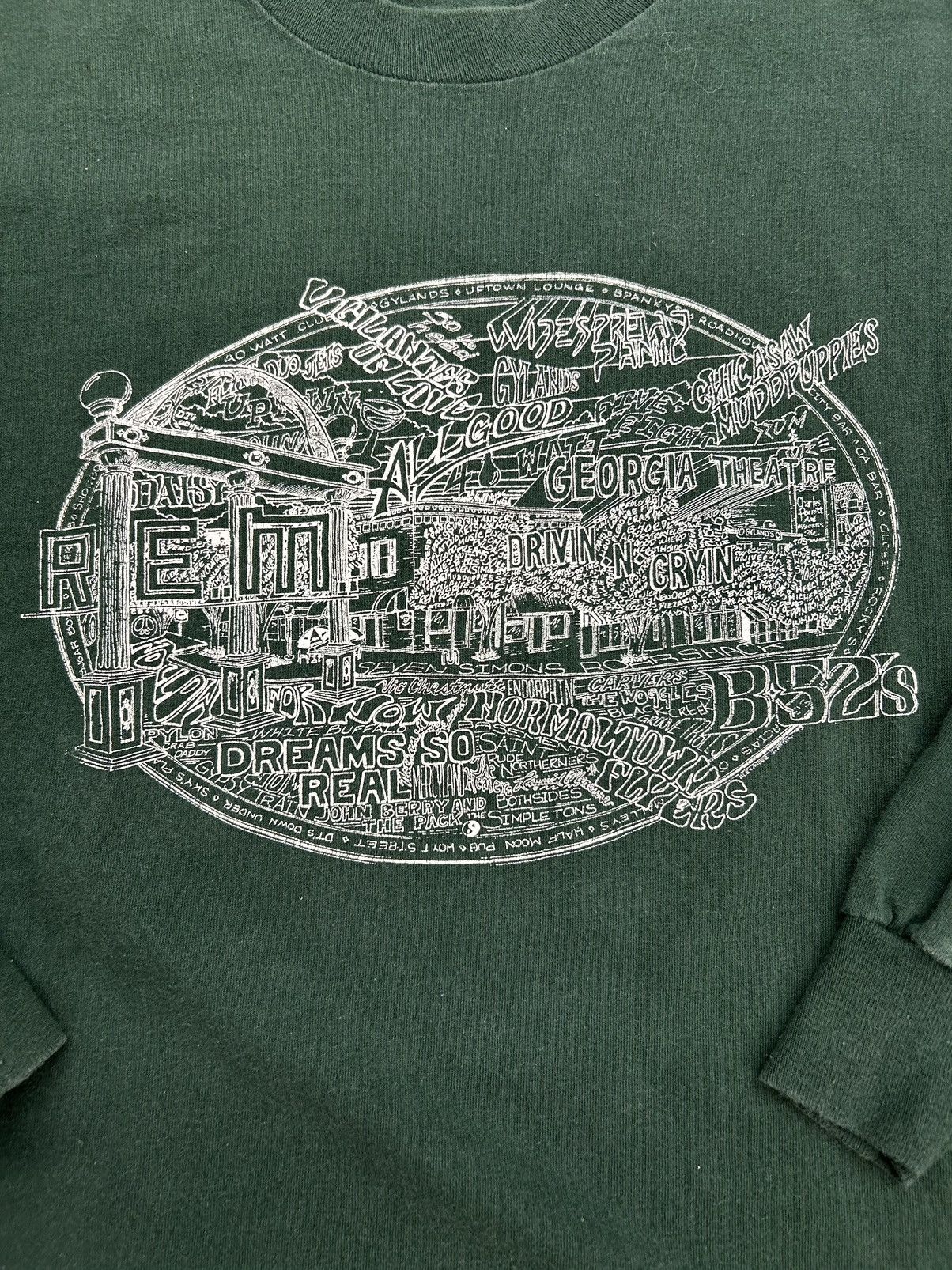 Fruit Of The Loom × Vintage Vtg Athens GA Longsleeve Shirt Size US L / EU 52-54 / 3 - 3 Thumbnail