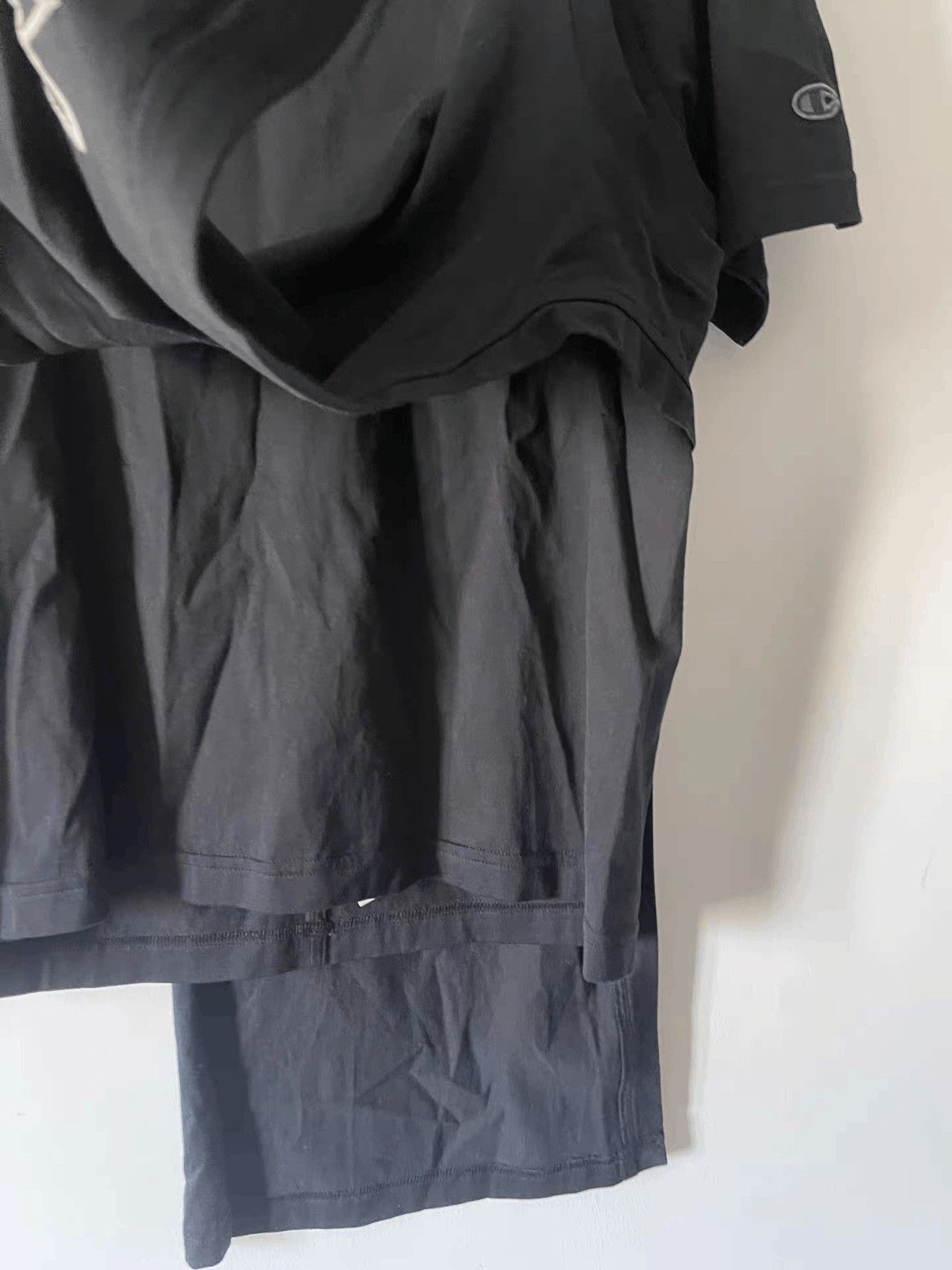 Rick Owens Rick Owens x Champion Layers Tee-2508 Size US XS / EU 42 / 0 - 4 Thumbnail