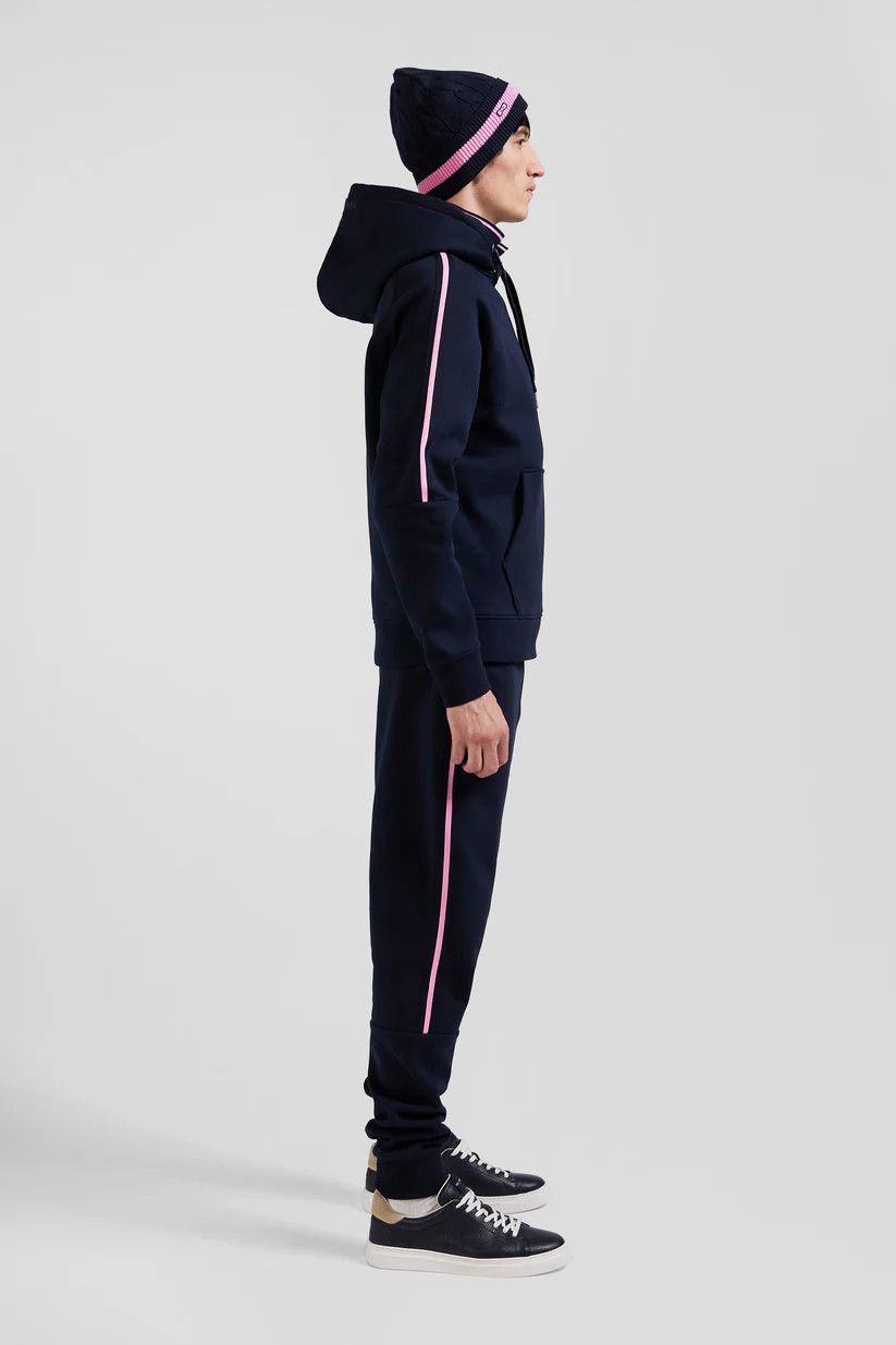 Eden Park o1s22i1n1024 Raglan Hooded Sweatshirt in Blue Size US L / EU 52-54 / 3 - 5 Thumbnail