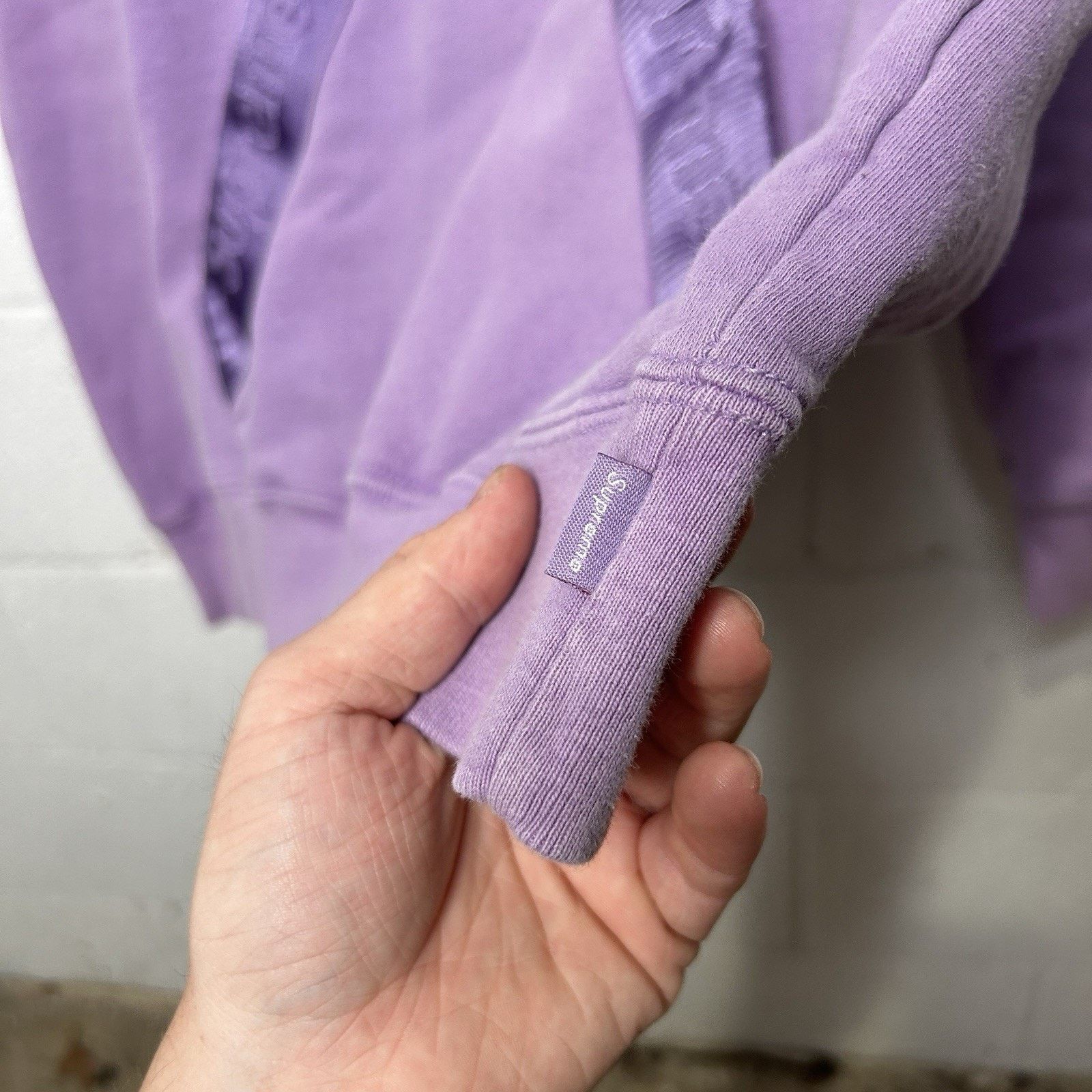 Supreme Supreme Tonal Webbing Trim Pullover Hoodie “Purple” SS20 Size US L / EU 52-54 / 3 - 8 Thumbnail