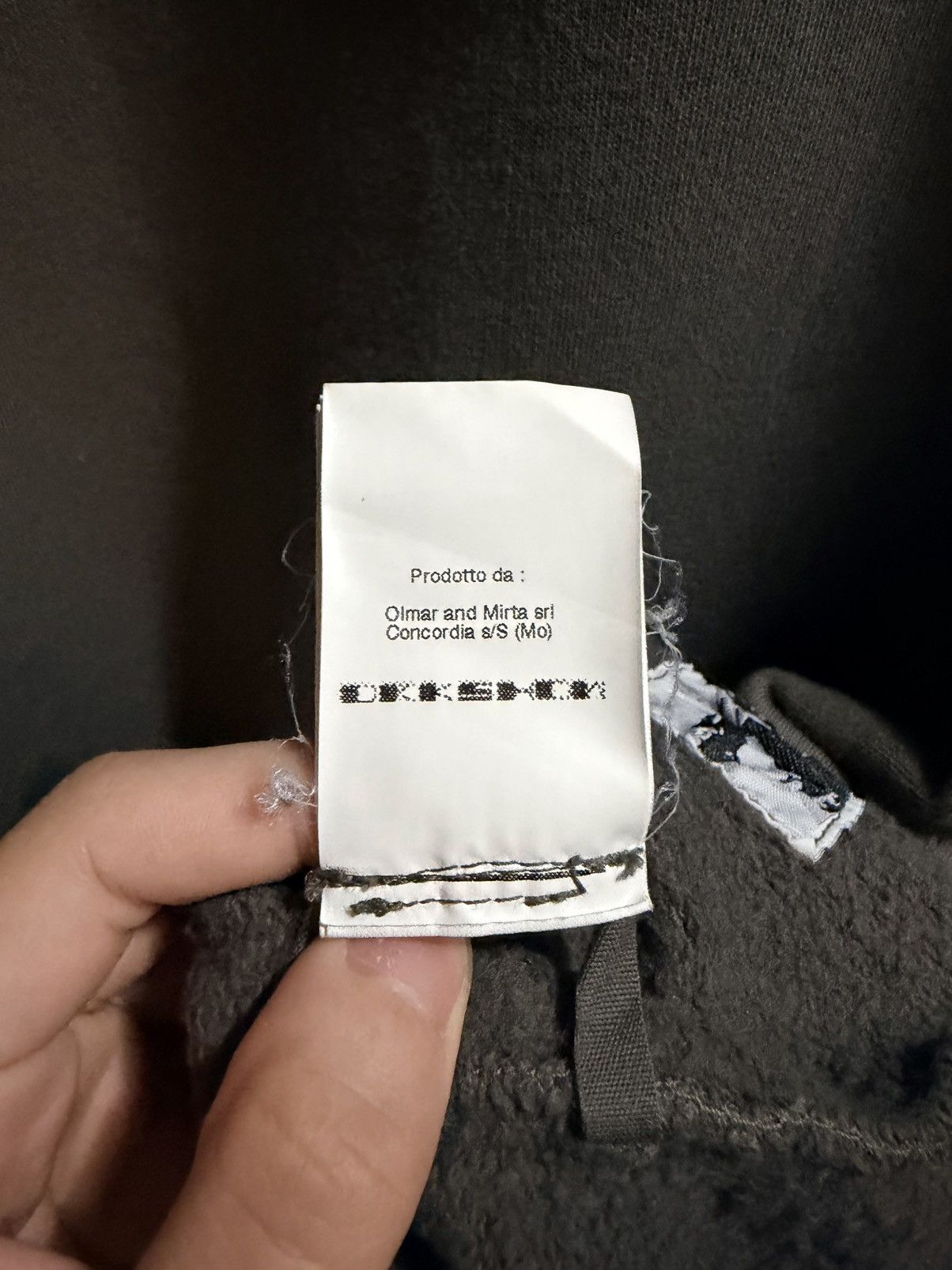 Rick Owens DRKSHDW Asymmetric Fleece Top