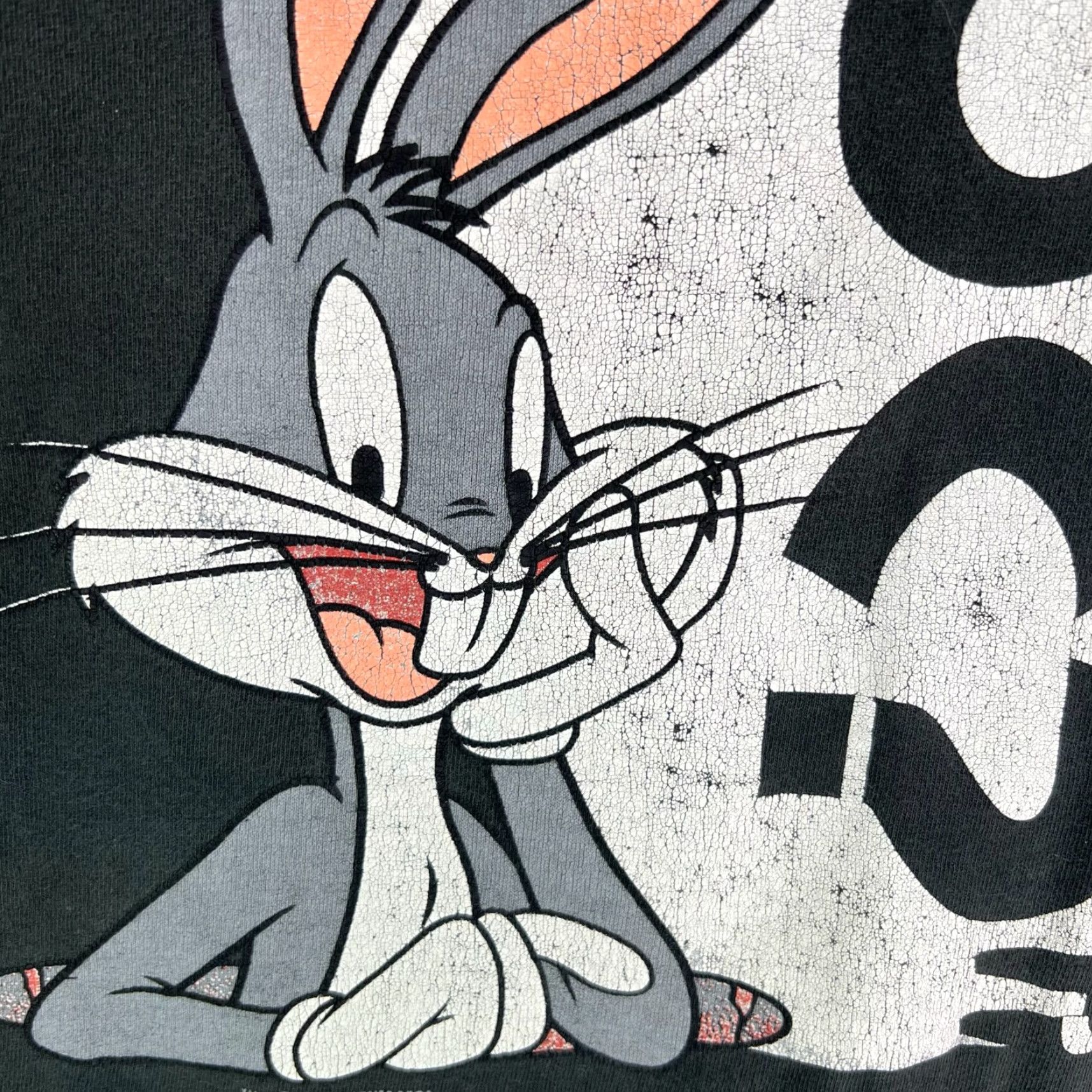 Vintage VINTAGE Bugs Bunny T-Shirt - 1994 What's Up Doc - Mens 3XL Black Graphic Tee - Warner Bros - Classic Cartoon Size US XXL / EU 58 / 5 - 6 Thumbnail