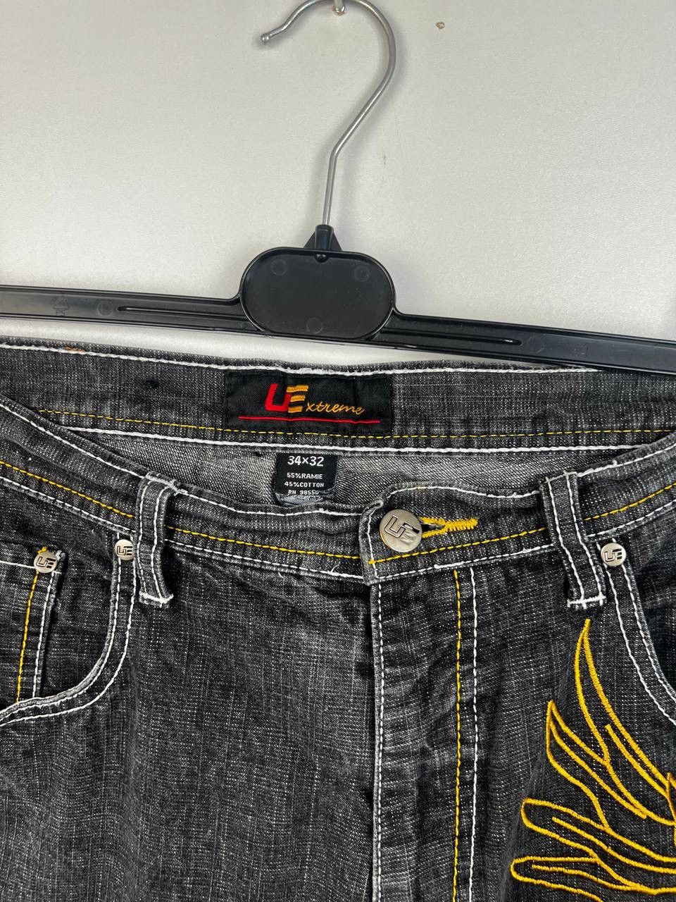 Vintage Crazy streetwear Japan style vintage denim size 34/32 Size US 34 / EU 50 - 3 Thumbnail