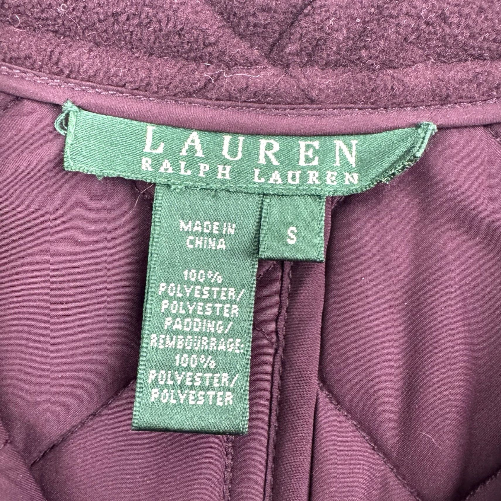 Ralph Lauren VINTAGE Lauren Ralph Lauren Vest Womens Small Equestrian Puffer Lightweight Red 90s Y2K Hipster Casual Zip Snap Womens Vest Size S / US 4 / IT 40 - 4 Thumbnail