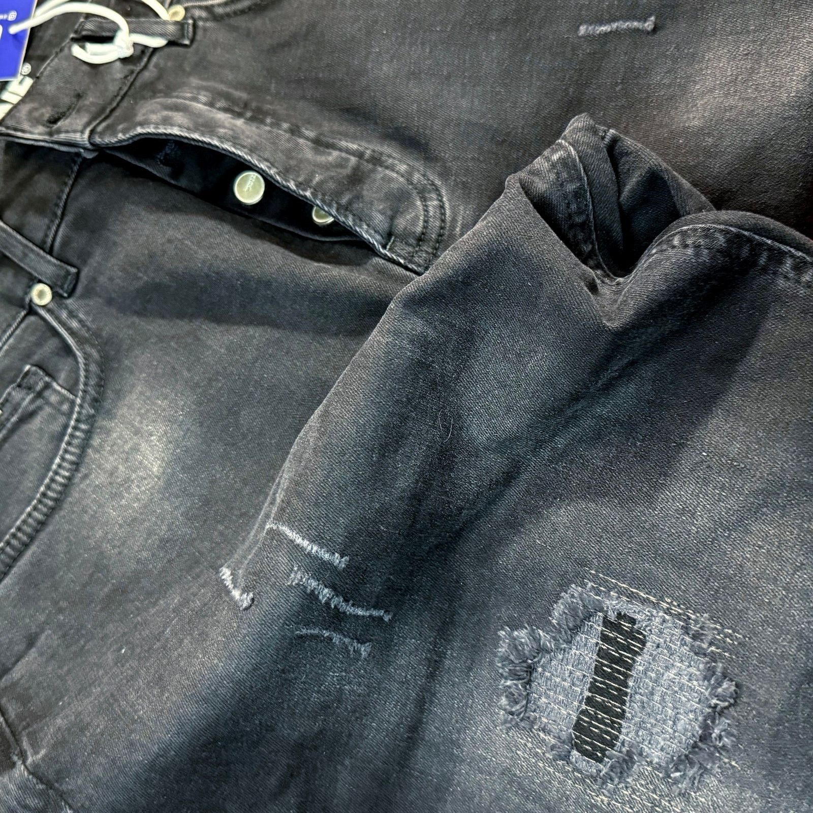 Sixth June Paris •NWT• Sixth June Paris Size 32 Black Faded Denim Size US 28 / EU 44 - 9 Thumbnail