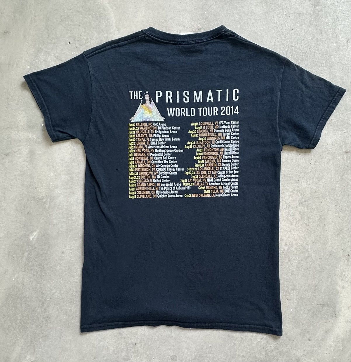 Vintage VINTAGE 2014 KATY PERRY PRISMATIC TOUR TEE Size US M / EU 48-50 / 2 - 5 Thumbnail