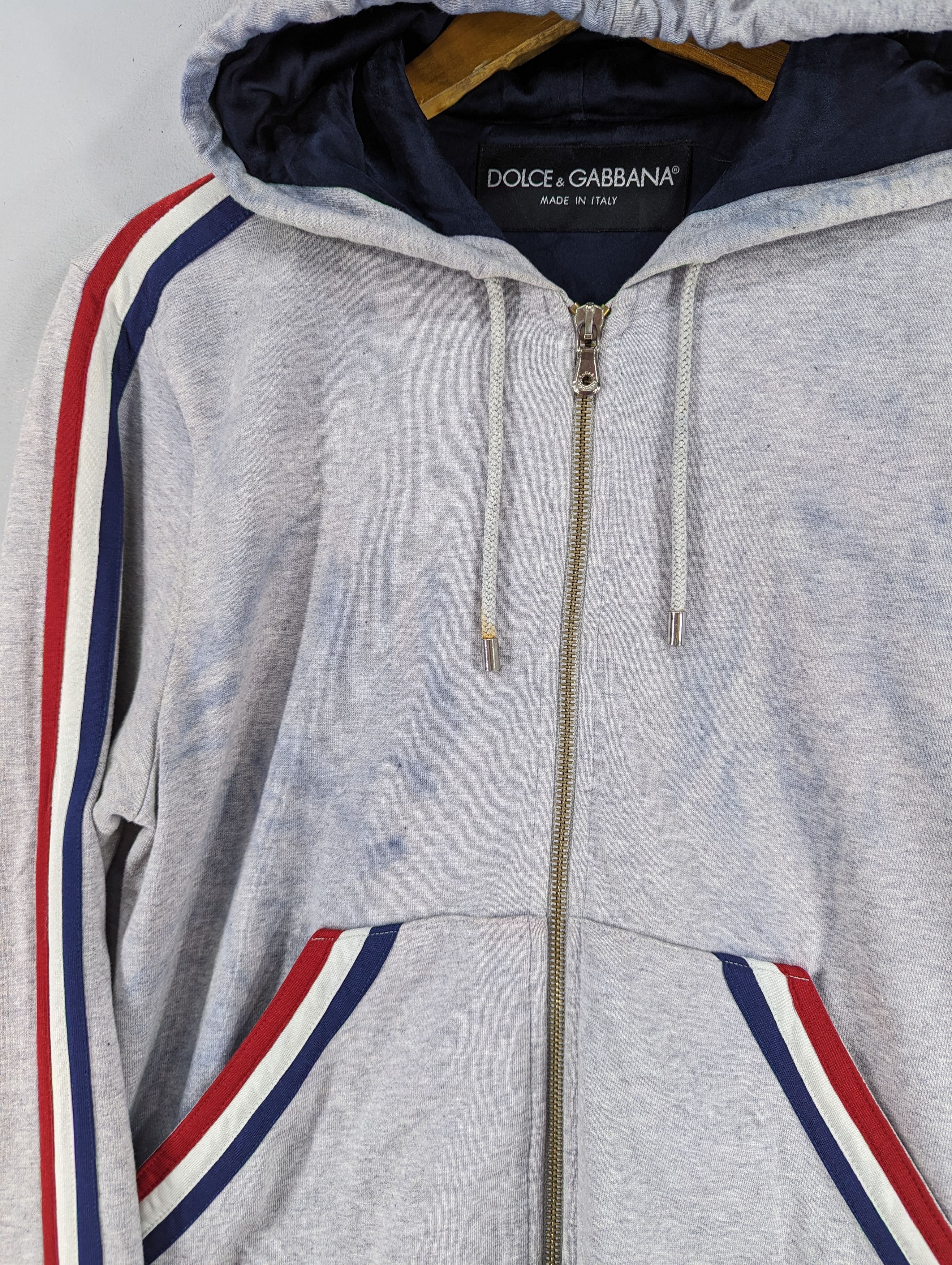 Dolce & Gabbana Dolce&Gabanna Zipper Hoodie Distressed Size US M / EU 48-50 / 2 - 6 Thumbnail