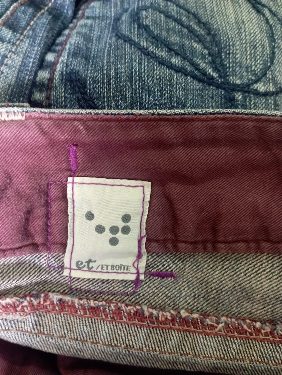 If Six Was Nine Super Flare Jeans Made In Japan Stone Wash ET BOITE Bootcut Size US 27 - 8 Thumbnail