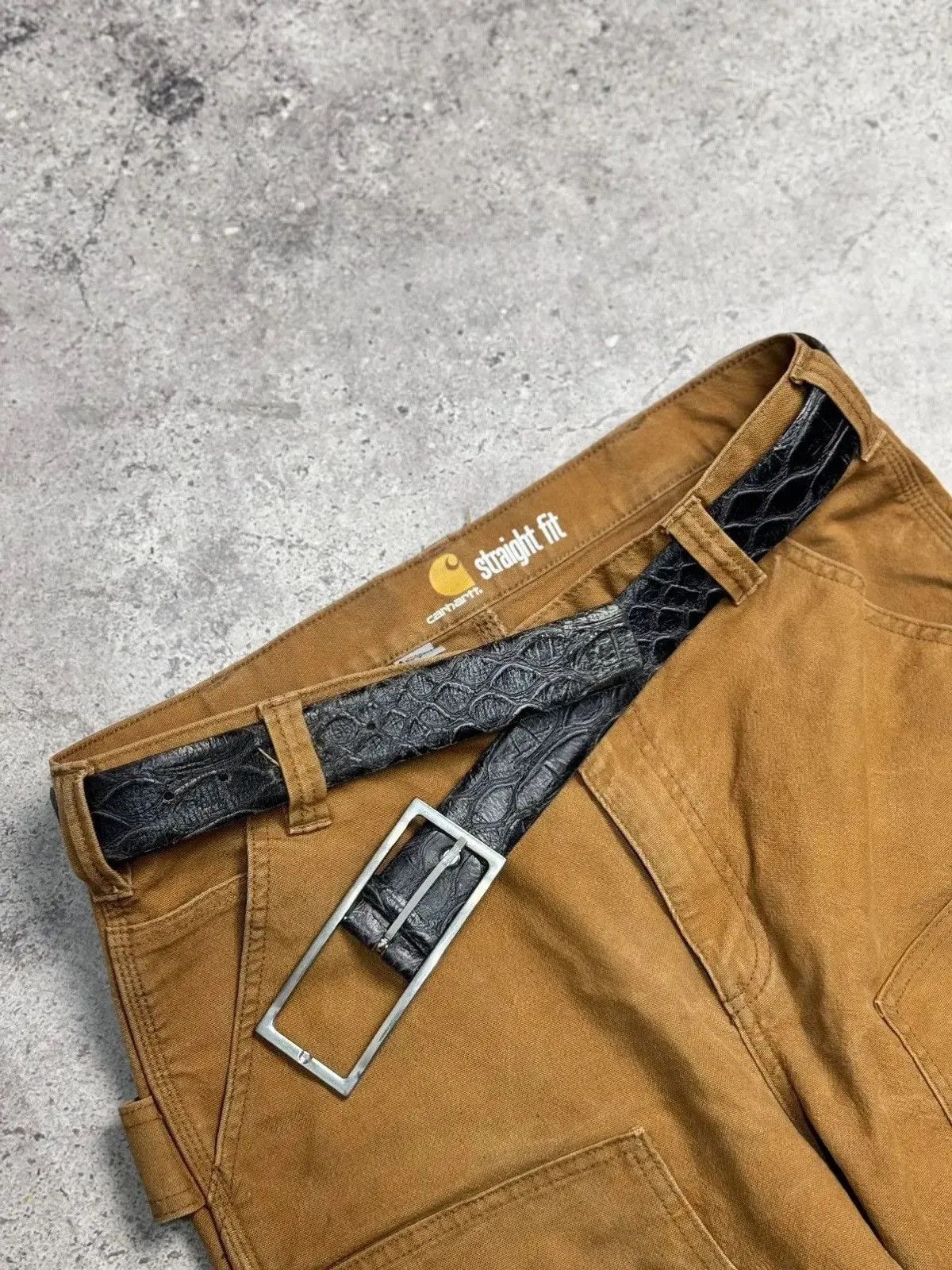 Other Vintage Python Gothic Leather Belt – Rick Owens Inspired Size ONE SIZE - 9 Thumbnail