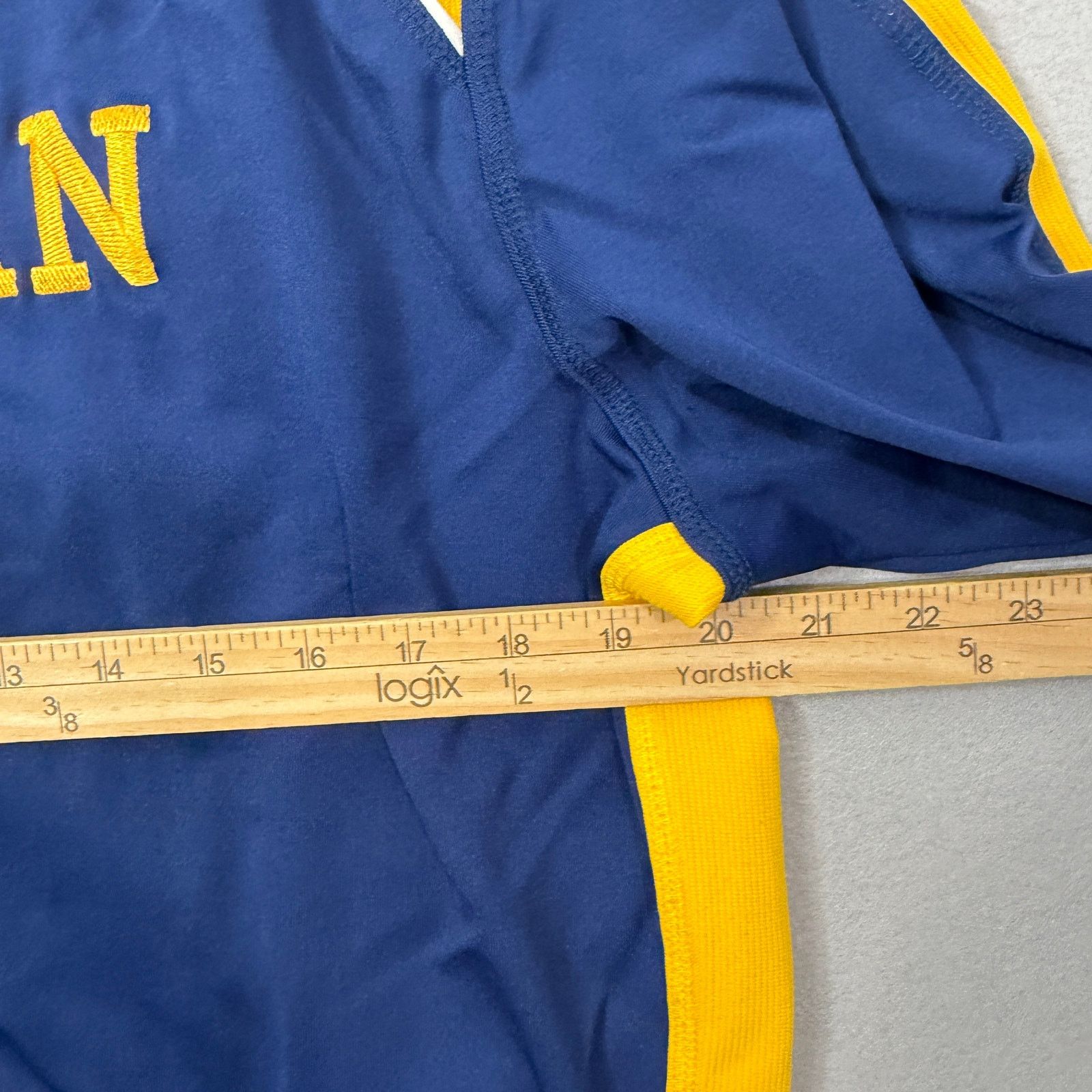 Speedo Vintage Speedo Michigan Wolverines Jacket Men's Medium Blue Size US M / EU 48-50 / 2 - 7 Thumbnail