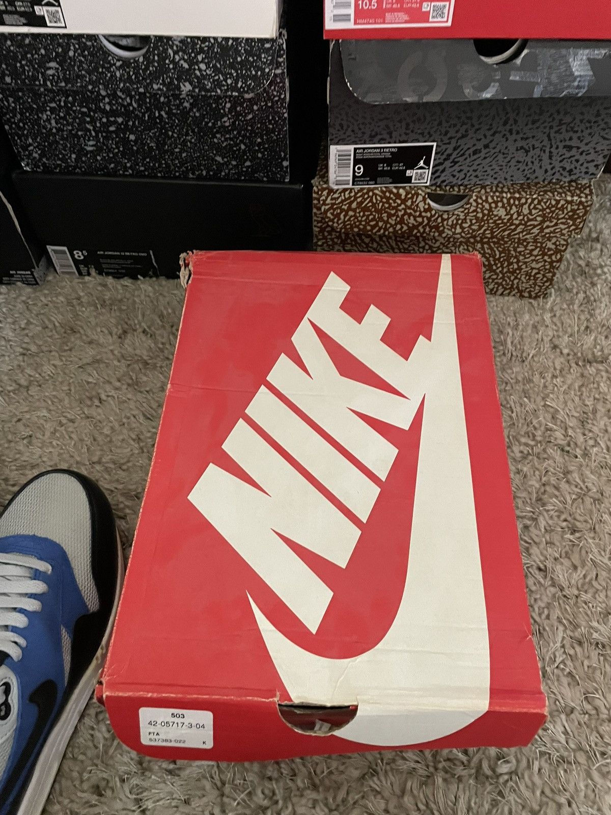 Nike Air Max 1 Essentials ‘Lyon Blue’ sz 9.5 Size US 9.5 / EU 42-43 - 11 Thumbnail