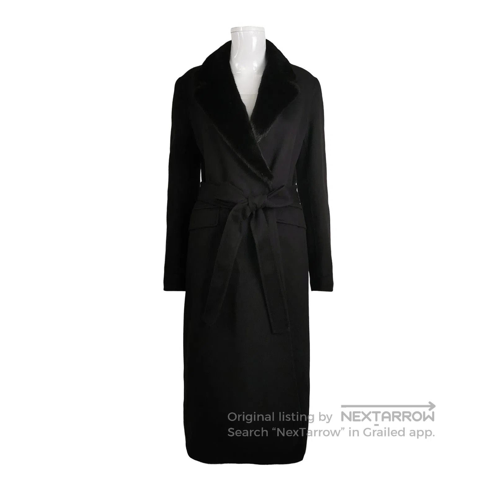 Prada Prada Wool Blend Coat with Fur Collar . Size US L / EU 52-54 / 3 - 1 Thumbnail