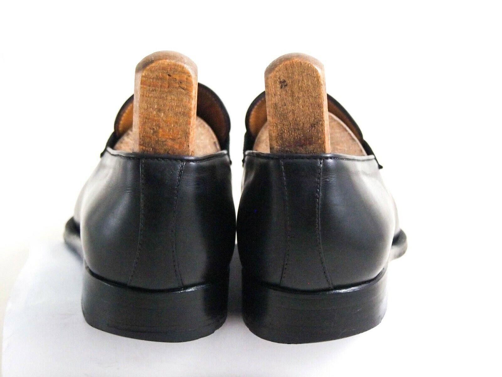 Designer Stefano Branchini StefanoBI Penny Loafers Black EU 42 US 9 Size US 9 / EU 42 - 7 Thumbnail