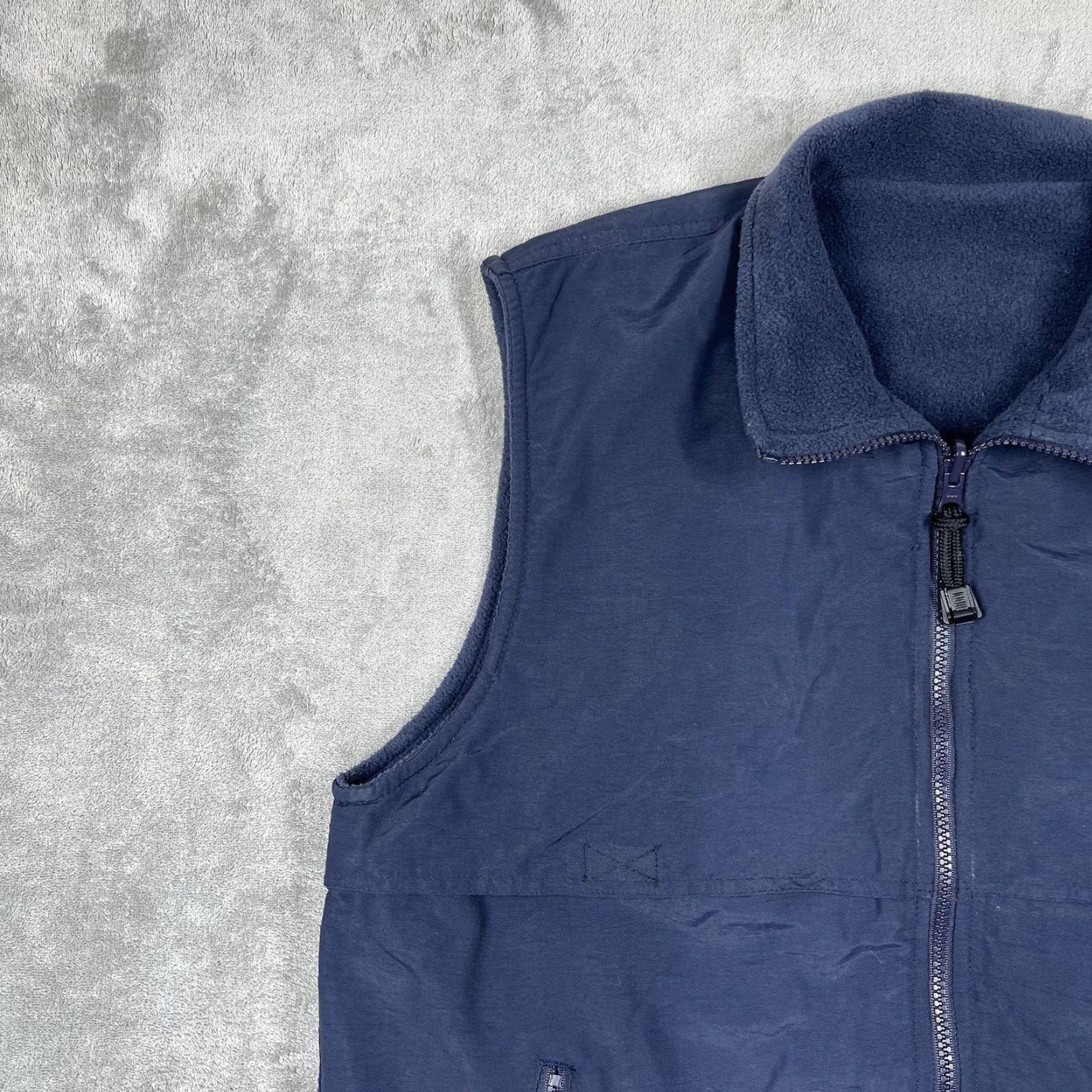 Vintage VINTAGE We Are The IAS Church of Scientology Mens Large Zip Vest Navy Reversible Size US L / EU 52-54 / 3 - 2 Thumbnail