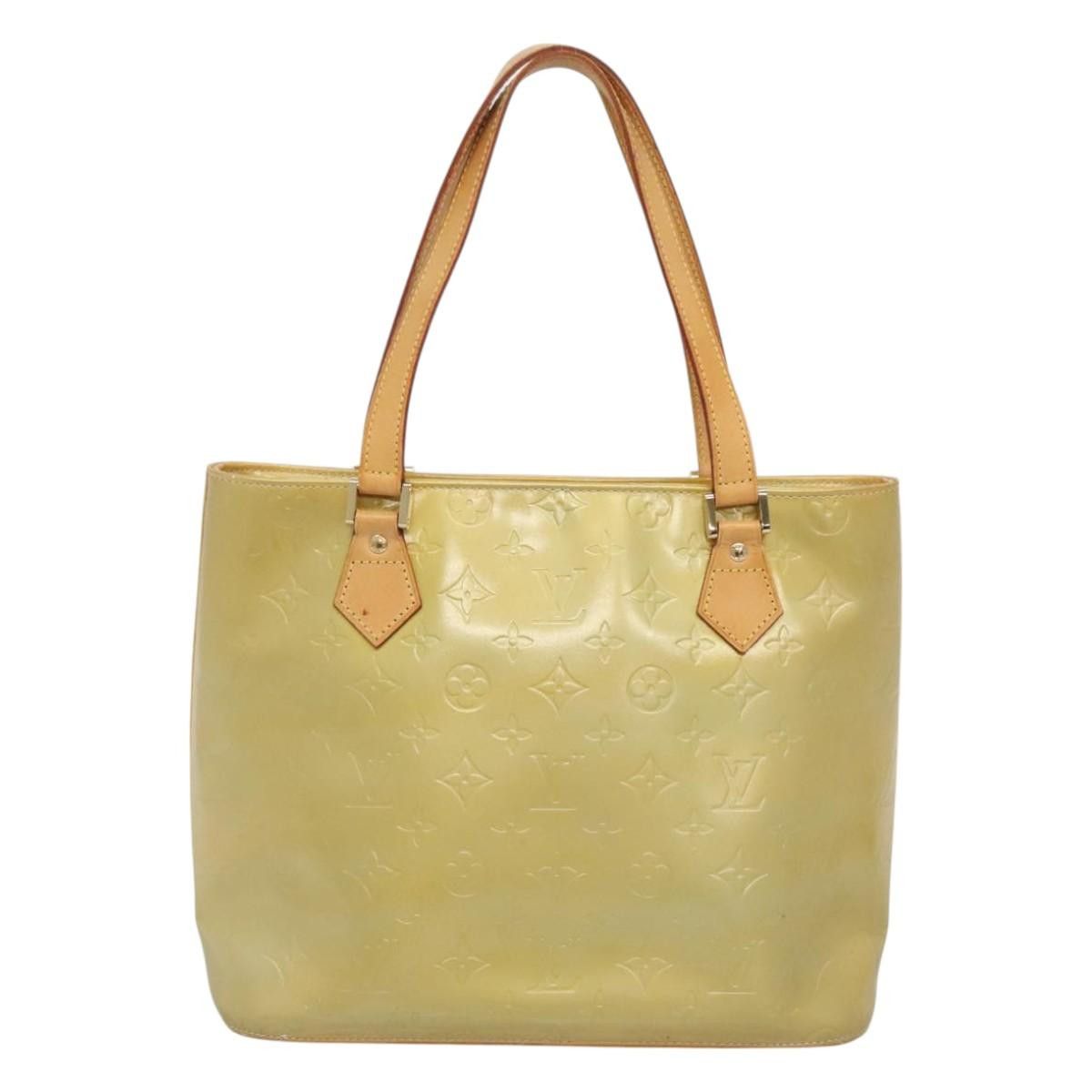 Louis Vuitton LOUIS VUITTON Monogram Vernis Houston Hand Bag Gris M91053 Size ONE SIZE - 2 Thumbnail