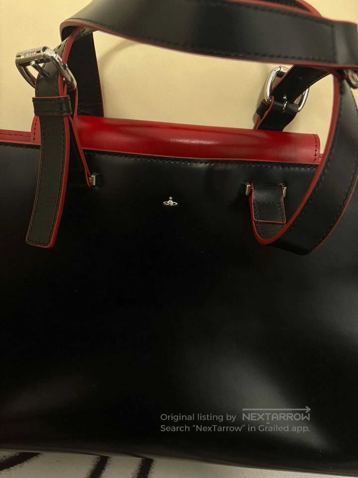 Vivienne Westwood Vivienne Westwood Black Red Handbag. Size ONE SIZE - 3 Thumbnail