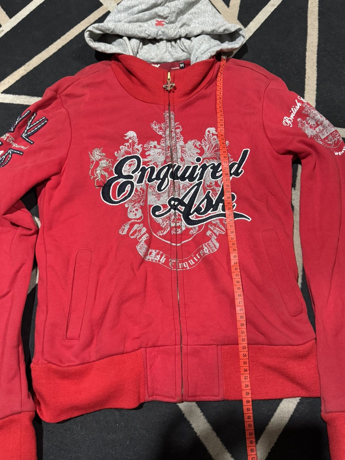 If Six Was Nine Double Layers Ask Enquired British Culture Hoodie Size US S / EU 44-46 / 1 - 6 Thumbnail