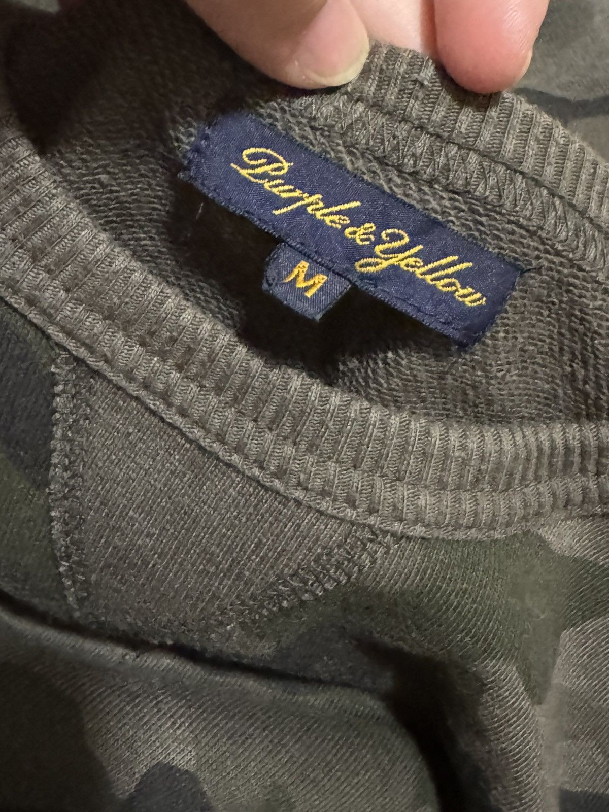 Japanese Brand Purple & yellow Japanese brand camo sweatshirt Size M / US 6-8 / IT 42-44 - 3 Thumbnail