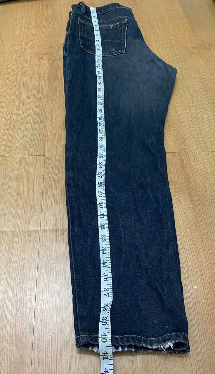 Big John 🔥W33 Vintage Big John Super Black Distressed Denim Size US 33 - 7 Thumbnail
