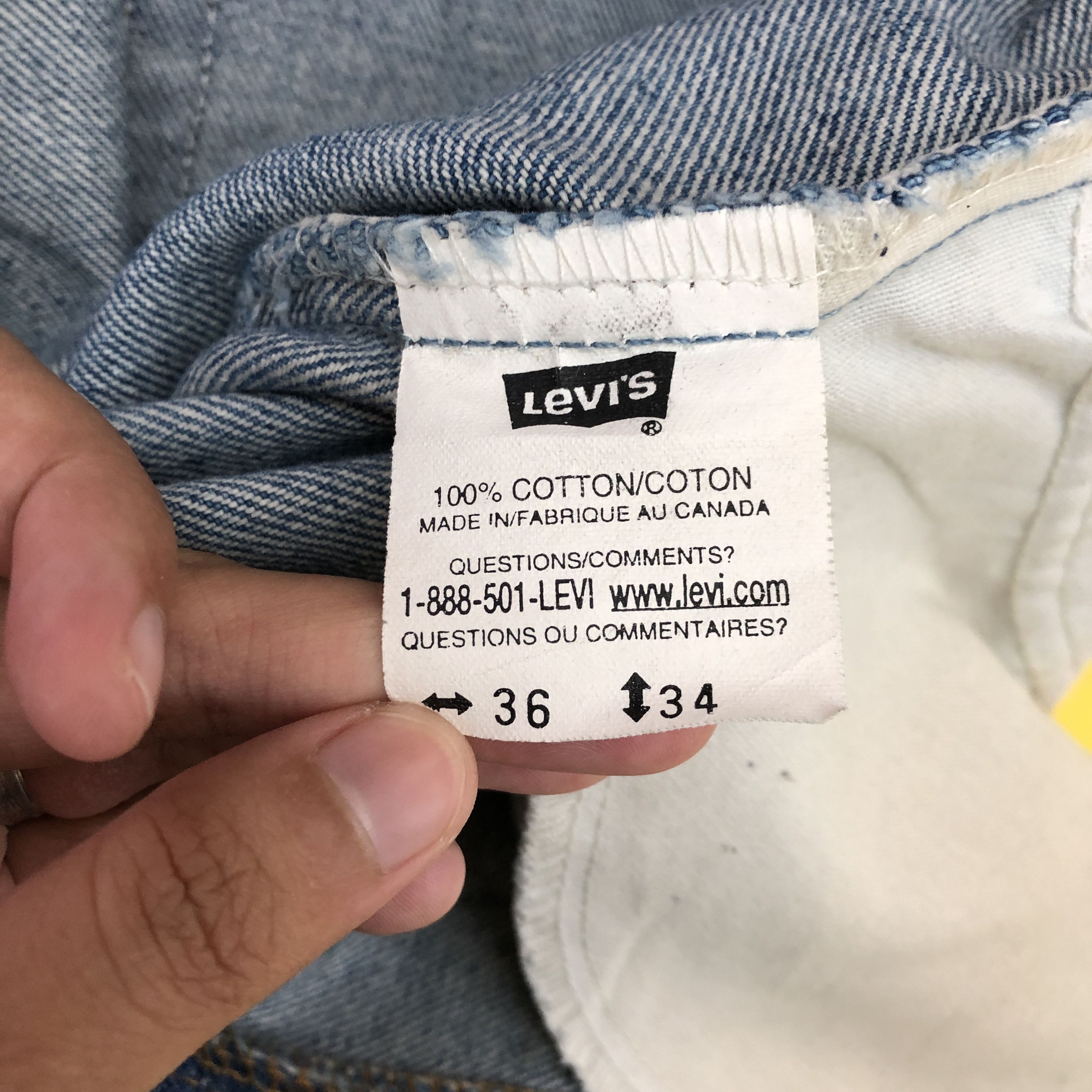 Levi's Vintage Levis Skinny Orange Tab Jeans Levis Light Wash Denim Size US 34 / EU 50 - 9 Thumbnail