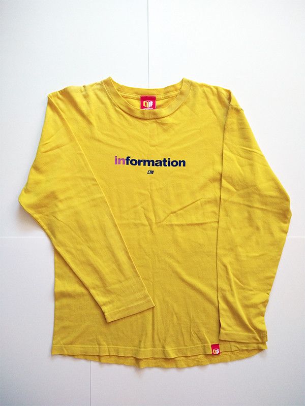 Alphanumeric RARE! Alphanumeric Information Long Sleeve Tee Shirt L/S Top Size US M / EU 48-50 / 2 - 1 Thumbnail