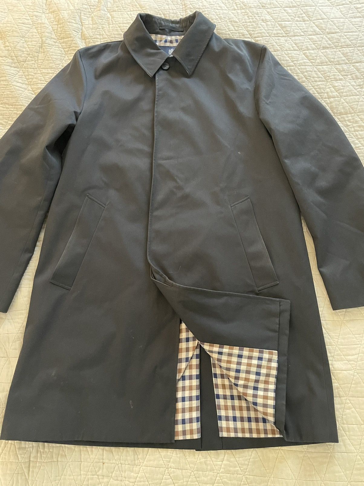 Aquascutum Classic Overcoat Size US L / EU 52-54 / 3 - 2 Thumbnail
