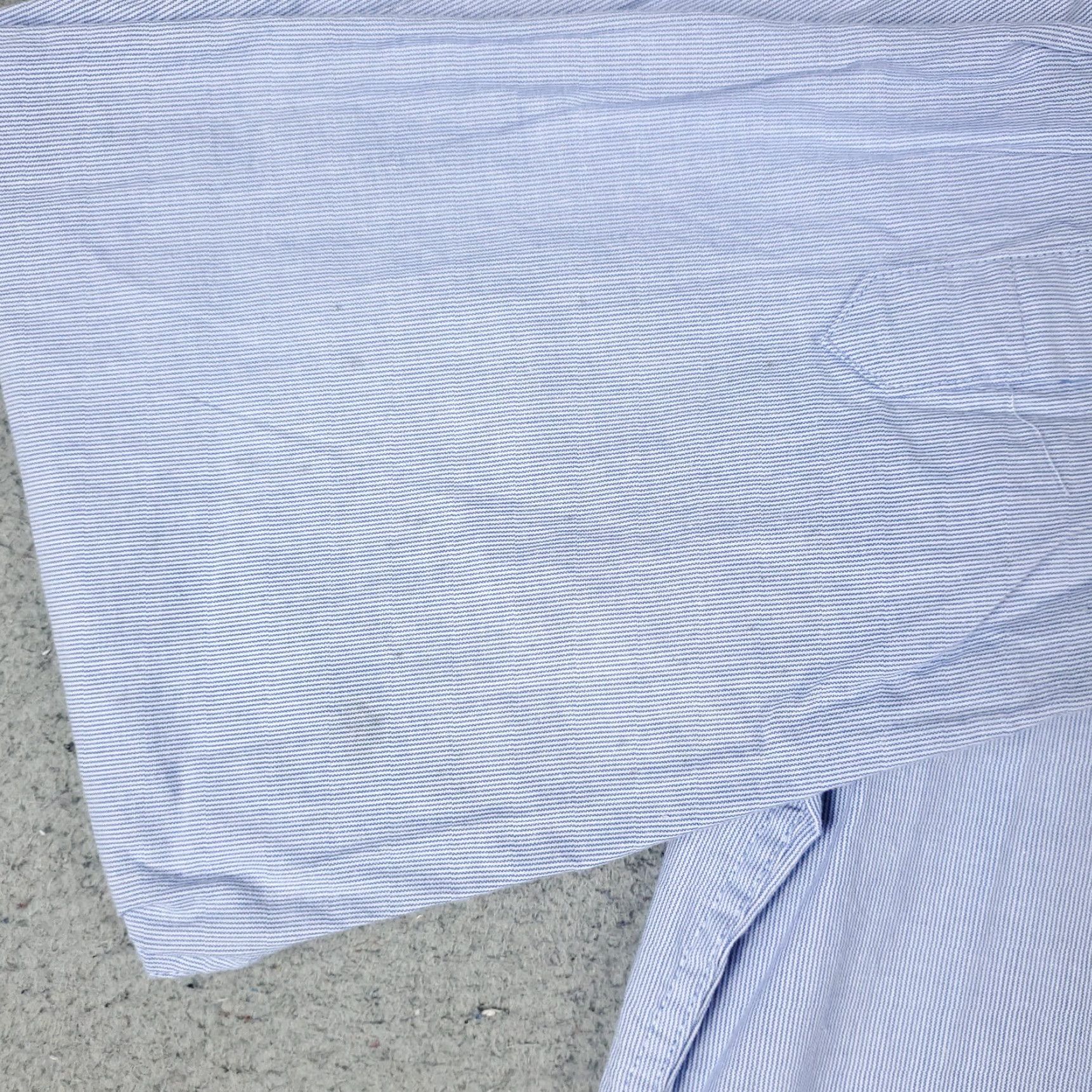 Tommy Hilfiger Tommy Hilfiger Shirt Mens XL Blue Button-Up Long Sleeve Cotton Collared Logo Pockets Regular Fit Size US XL / EU 56 / 4 - 3 Thumbnail