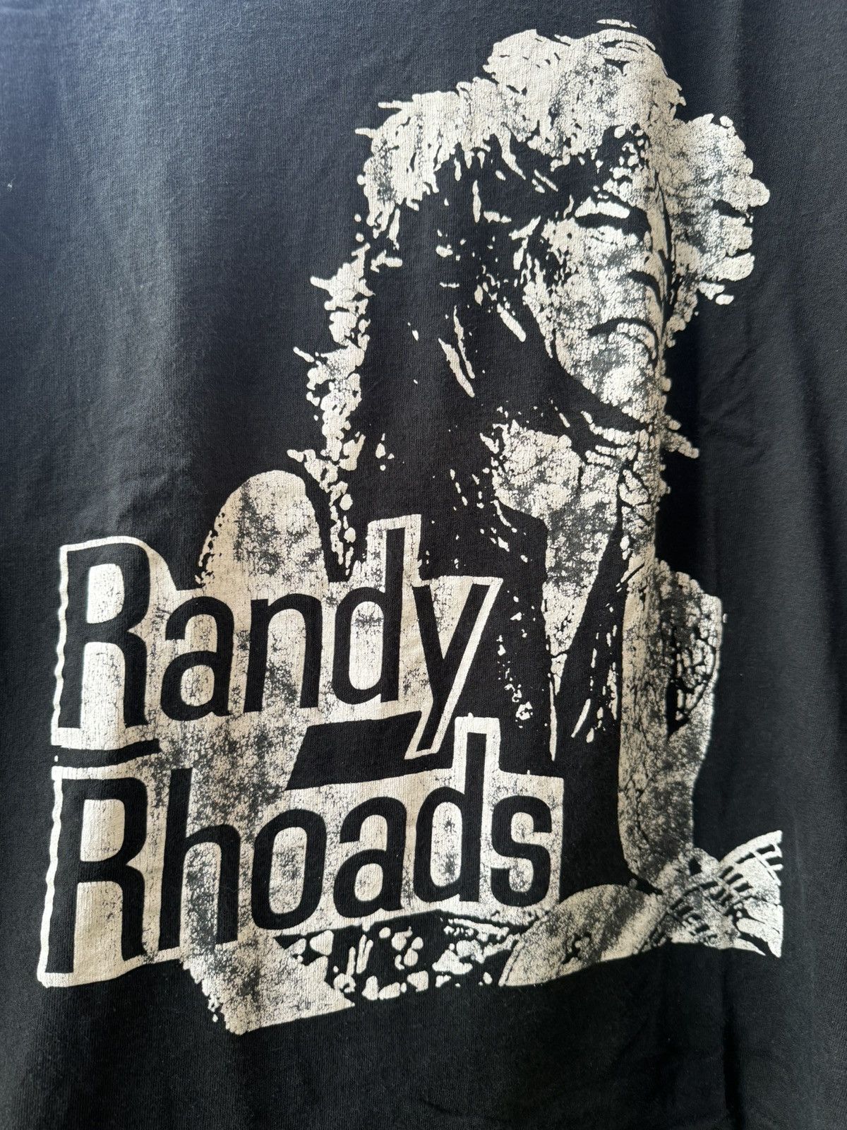 Band Tees × Vintage 🔥Vintage 90s Randy Rhoads Tribute Ozzy Osborn guitarist Tee Size US L / EU 52-54 / 3 - 2 Thumbnail
