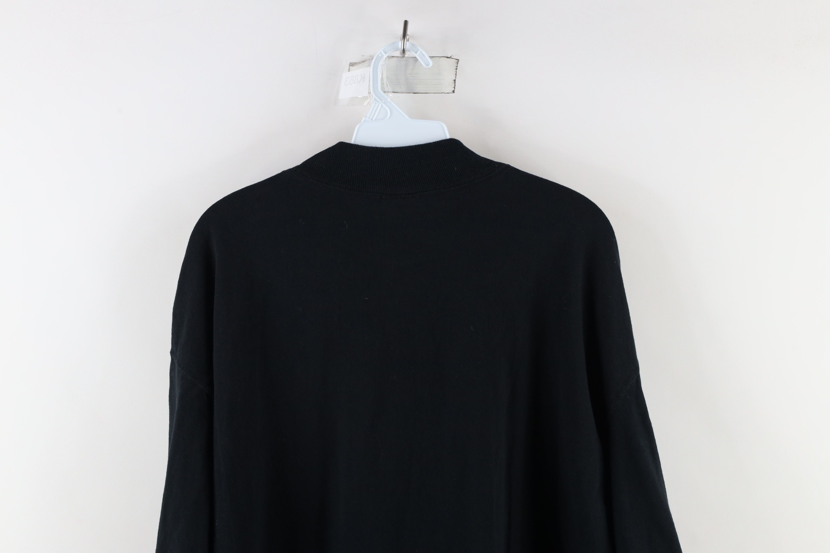 Vintage Vintage 90s Streetwear Blank Long Sleeve Mock Neck T-Shirt Size US XXL / EU 58 / 5 - 7 Thumbnail