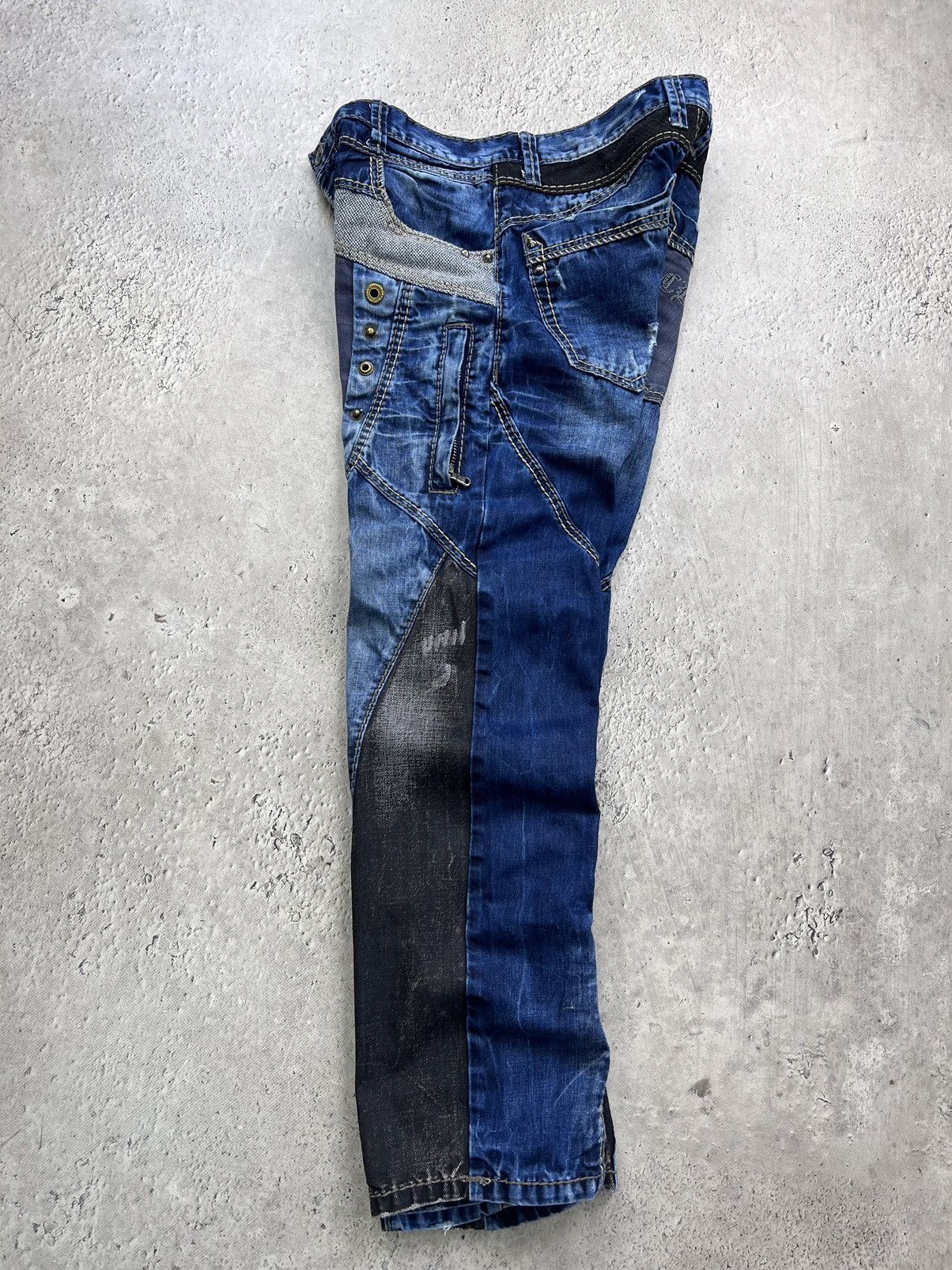 Designer × Japanese Brand × Vintage ARCHIVE Multi-pocket cowboy jeans Rick Owens Style Size US 34 / EU 50 - 15 Thumbnail