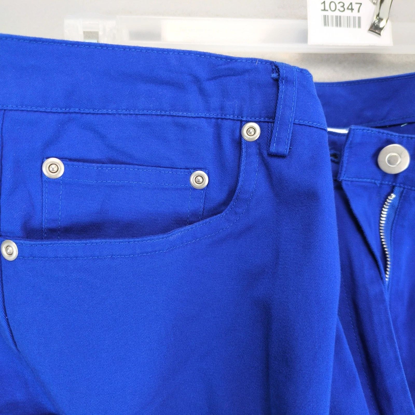 Other NWT Ruby Rd Blue Embroidered Capri Pants Women's 16 38x22.5" Size 38" / US 16 / IT 52 - 9 Thumbnail